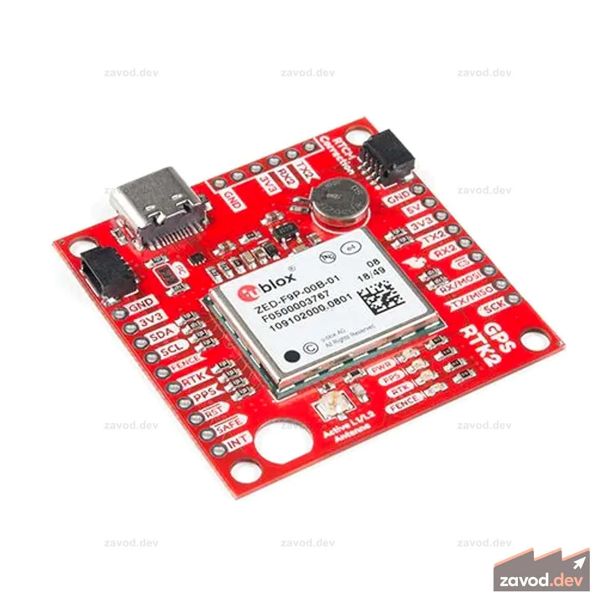 Qwiic - ZED-F9P GPS-RTK2