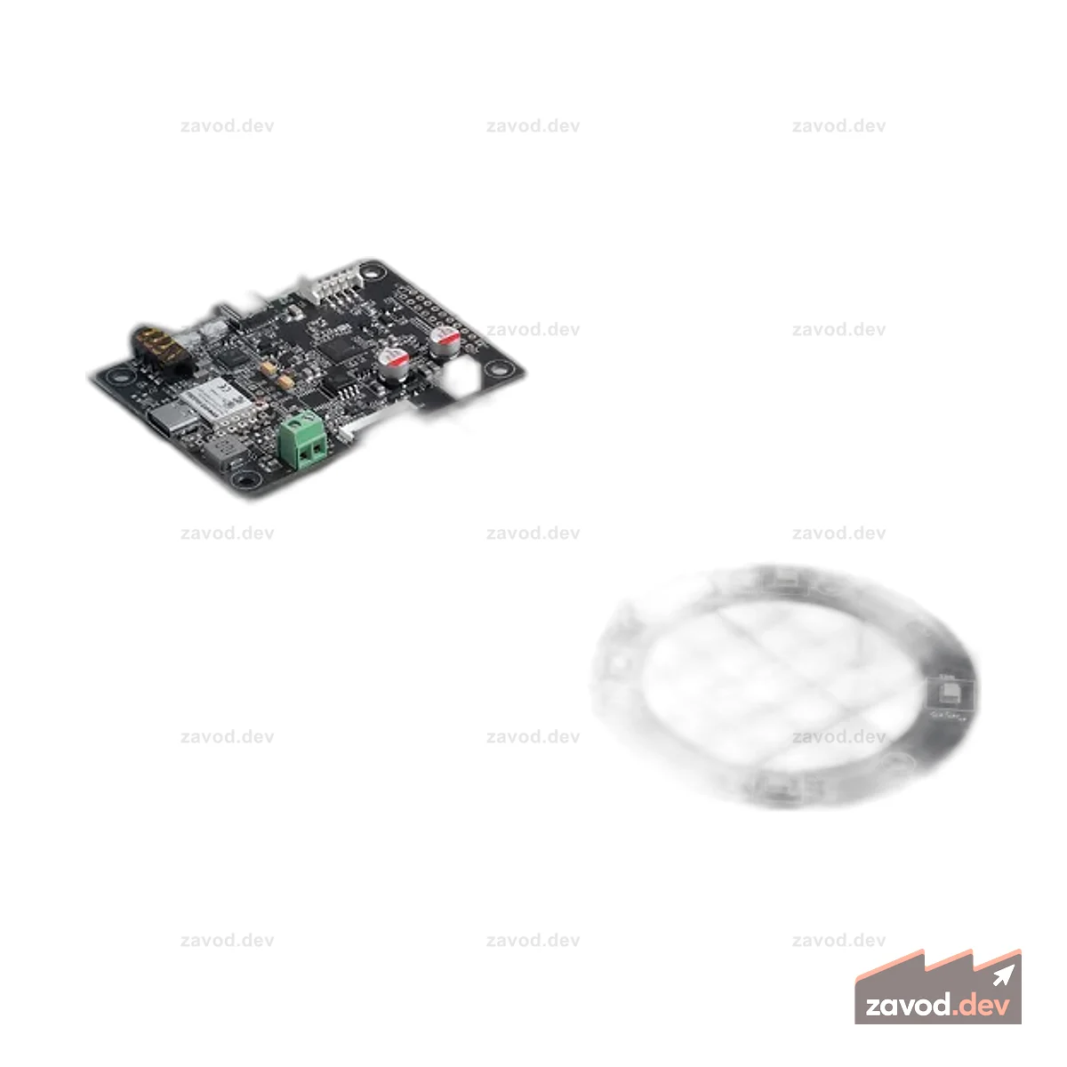 reSpeaker Flex XVF3800 Circular-4 с XIAO ESP32S3 | Микрофонный массив AI для робототехники и встроенного искусственного интеллекта