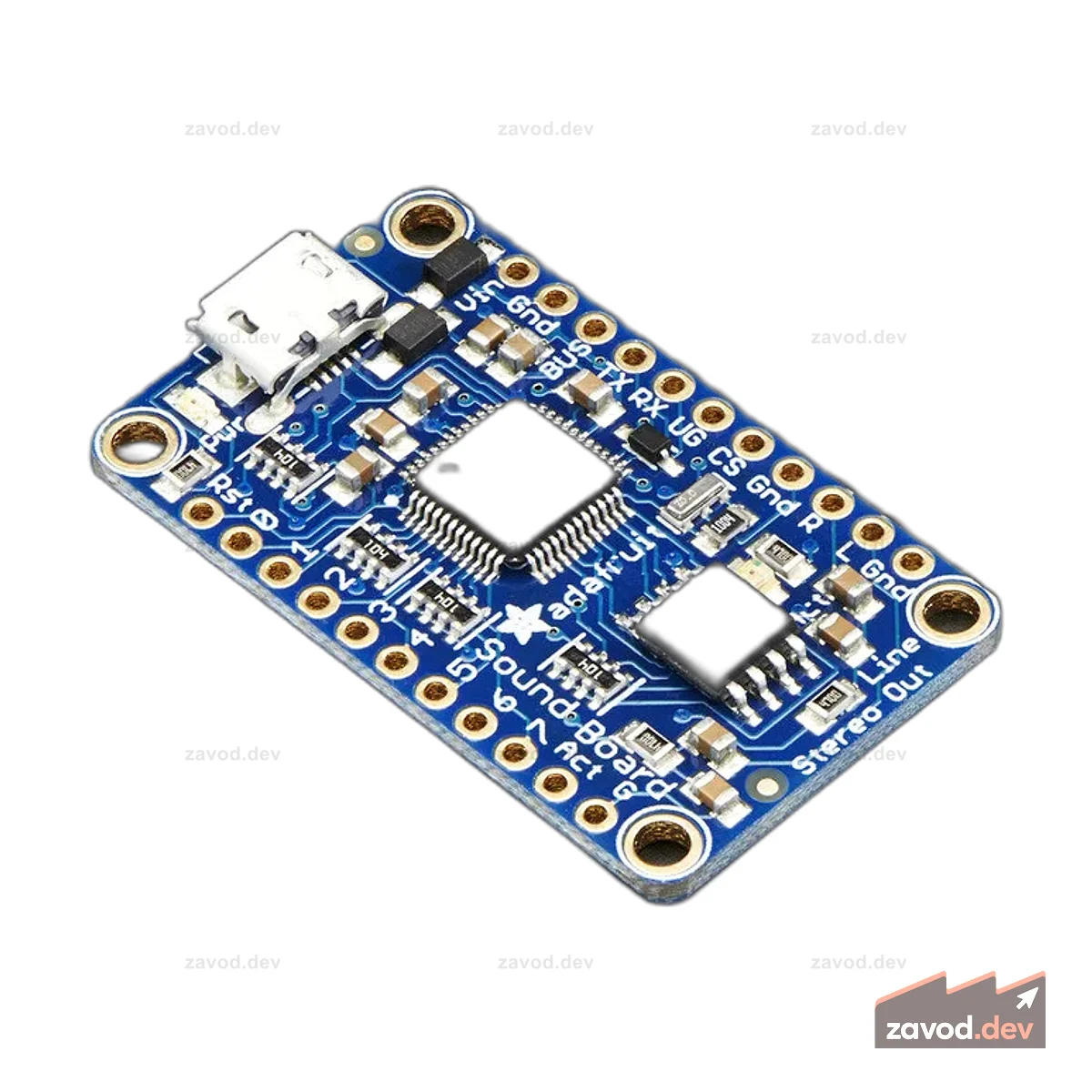 Мини-звуковая плата Adafruit Audio FX — триггер WAV/OGG