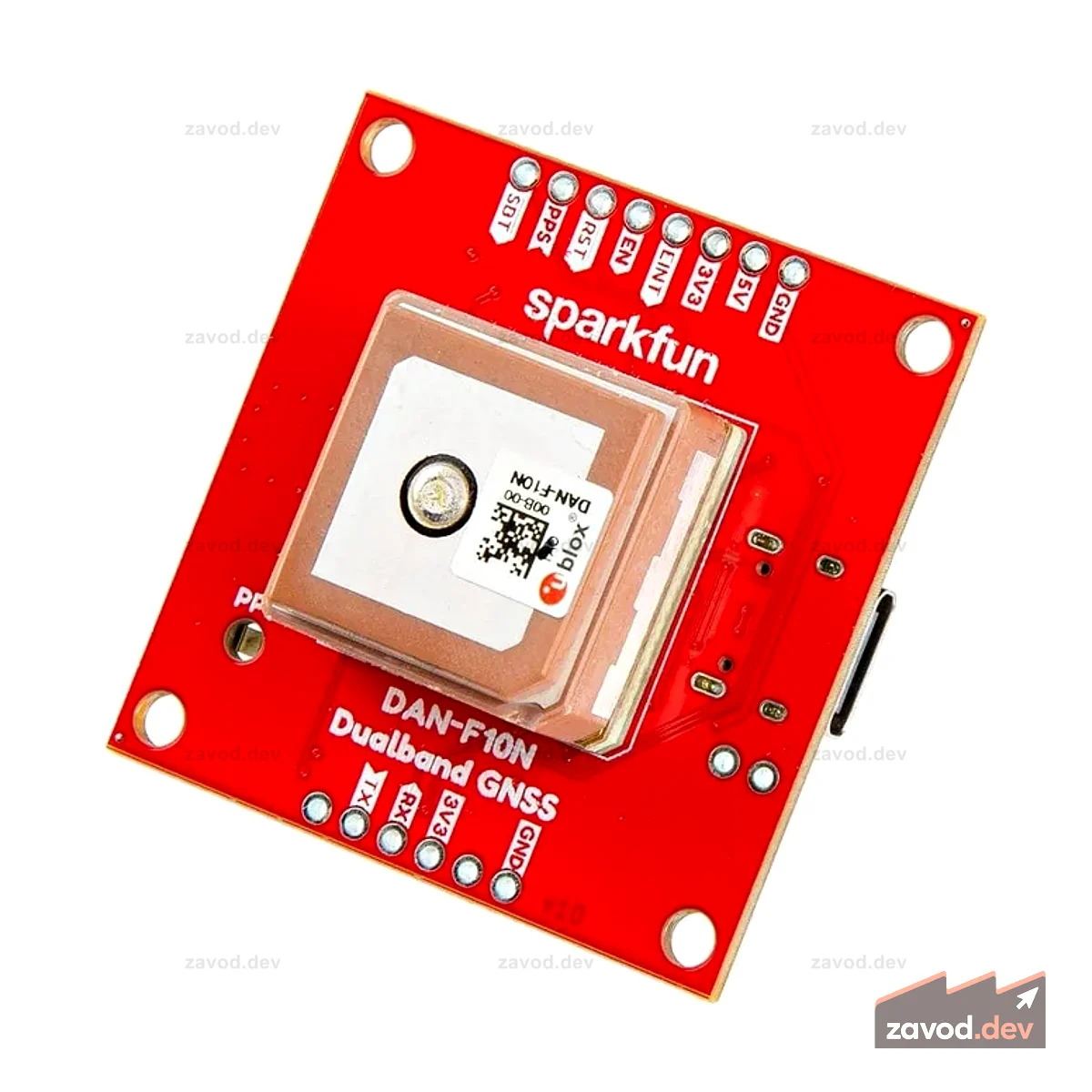 SparkFun Двухдиапазонный L1/L5 GNSS Breakout - DAN-F10N
