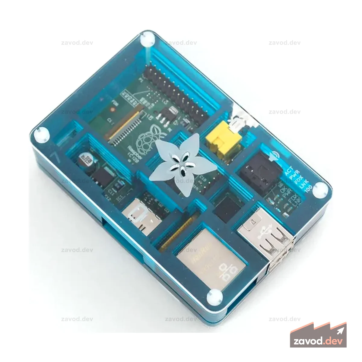 Adafruit Pibow - Корпус для компьютеров Raspberry Pi Model B