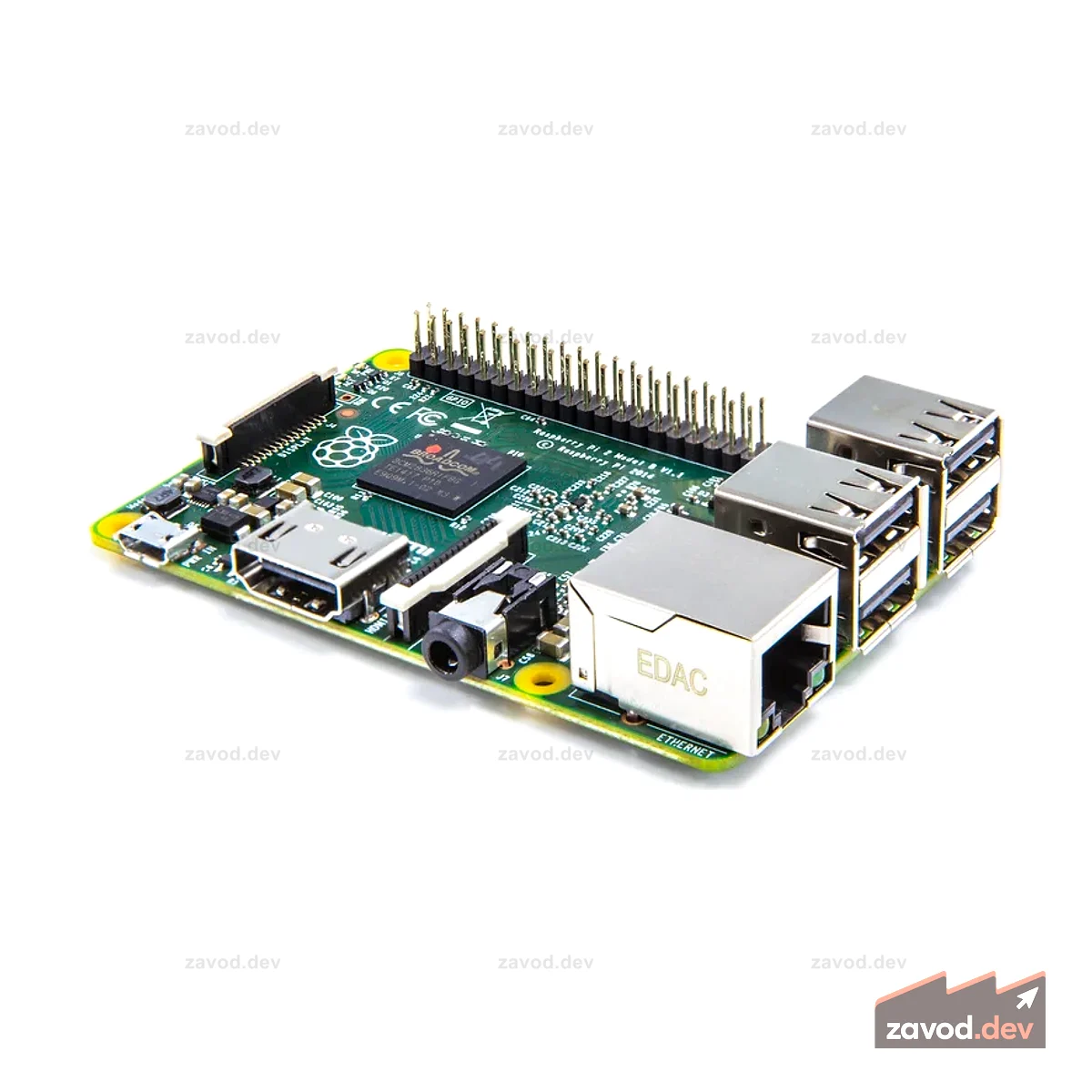 Raspberry Pi 2 Model B — 1 ГБ ОЗУ