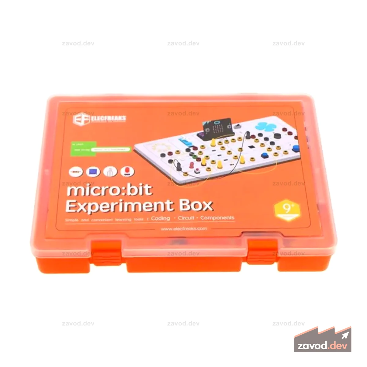 Экспериментальная коробка для micro:bit (с micro:bit)