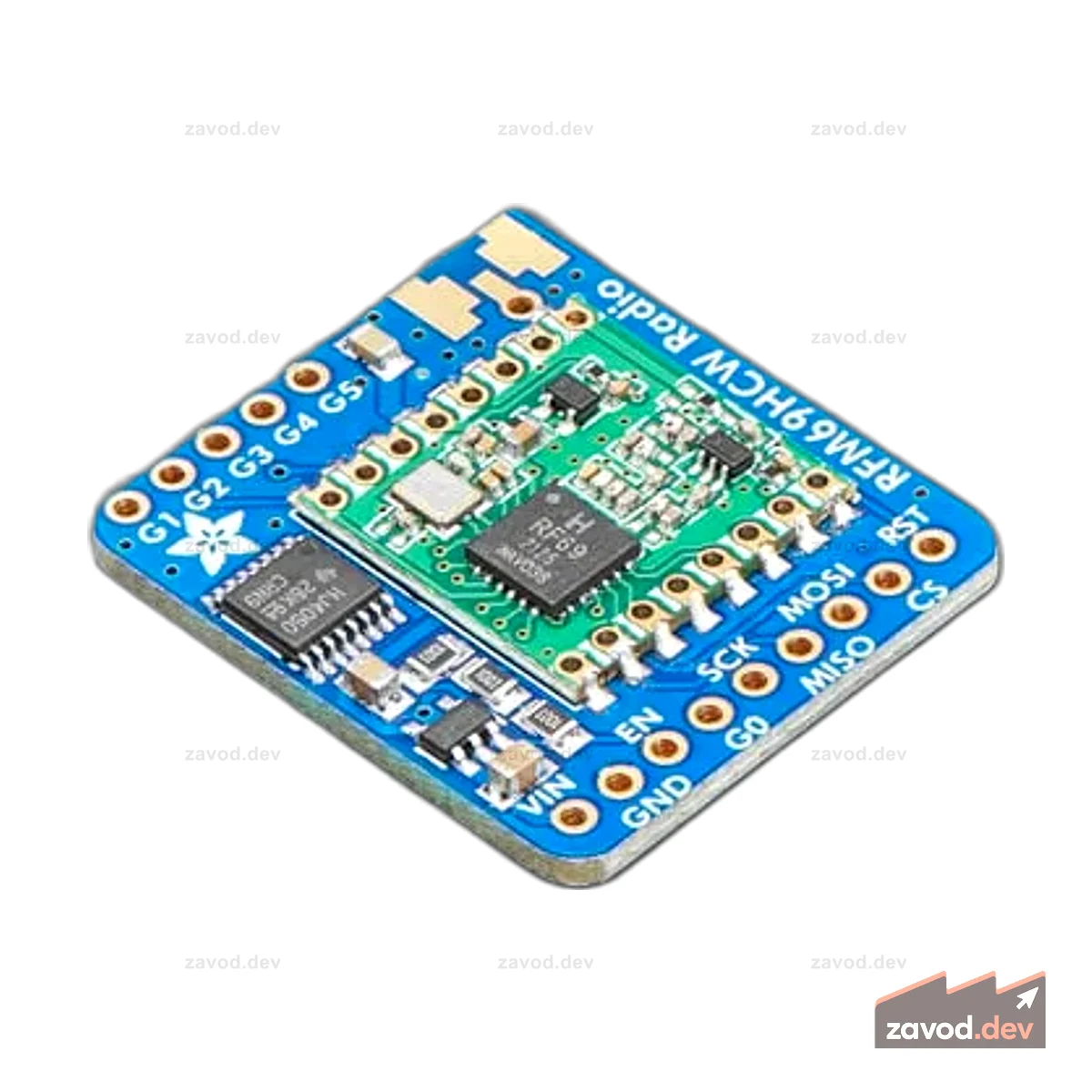 Радиопередатчик Adafruit RFM69HCW - 868 или 915 МГц