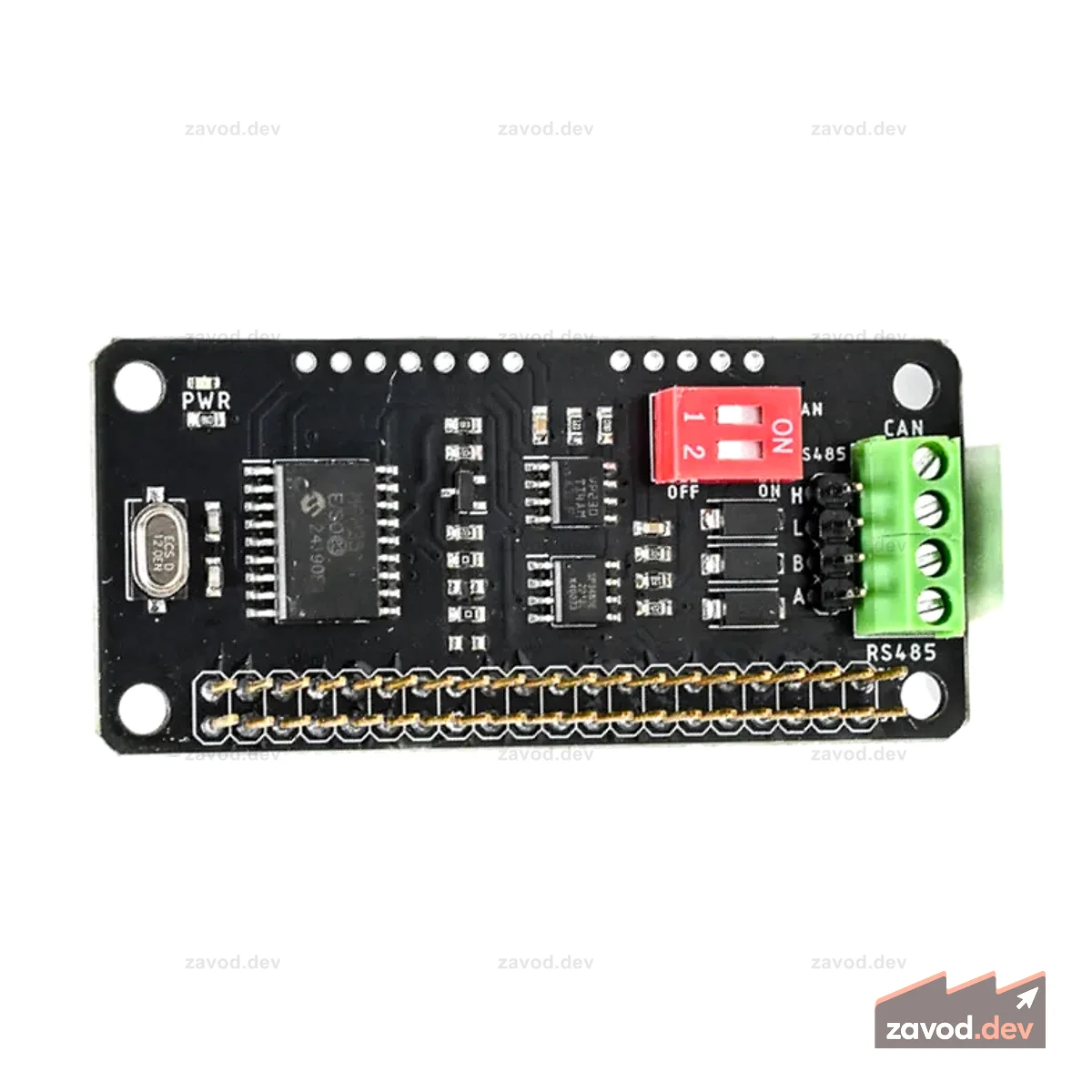 SmartElex RS485 CAN HAT для Raspberry Pi