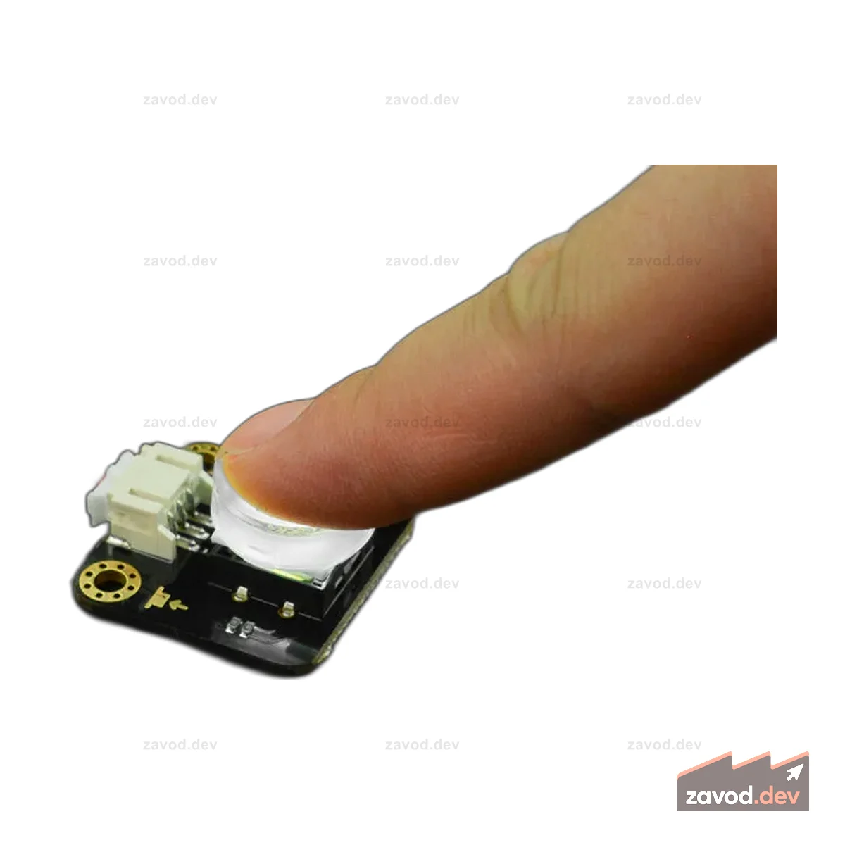 Gravity: Светодиодная кнопка для Arduino/micro:bit (Белый)