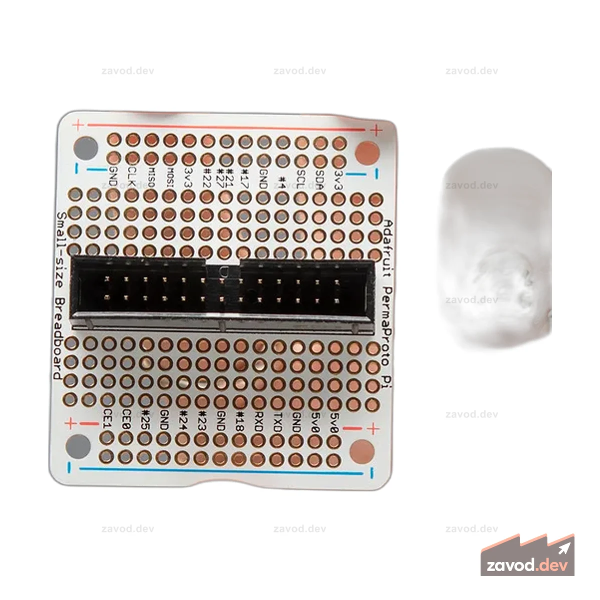 Компактный макет печатной платы Adafruit Perma-Proto Raspberry Pi