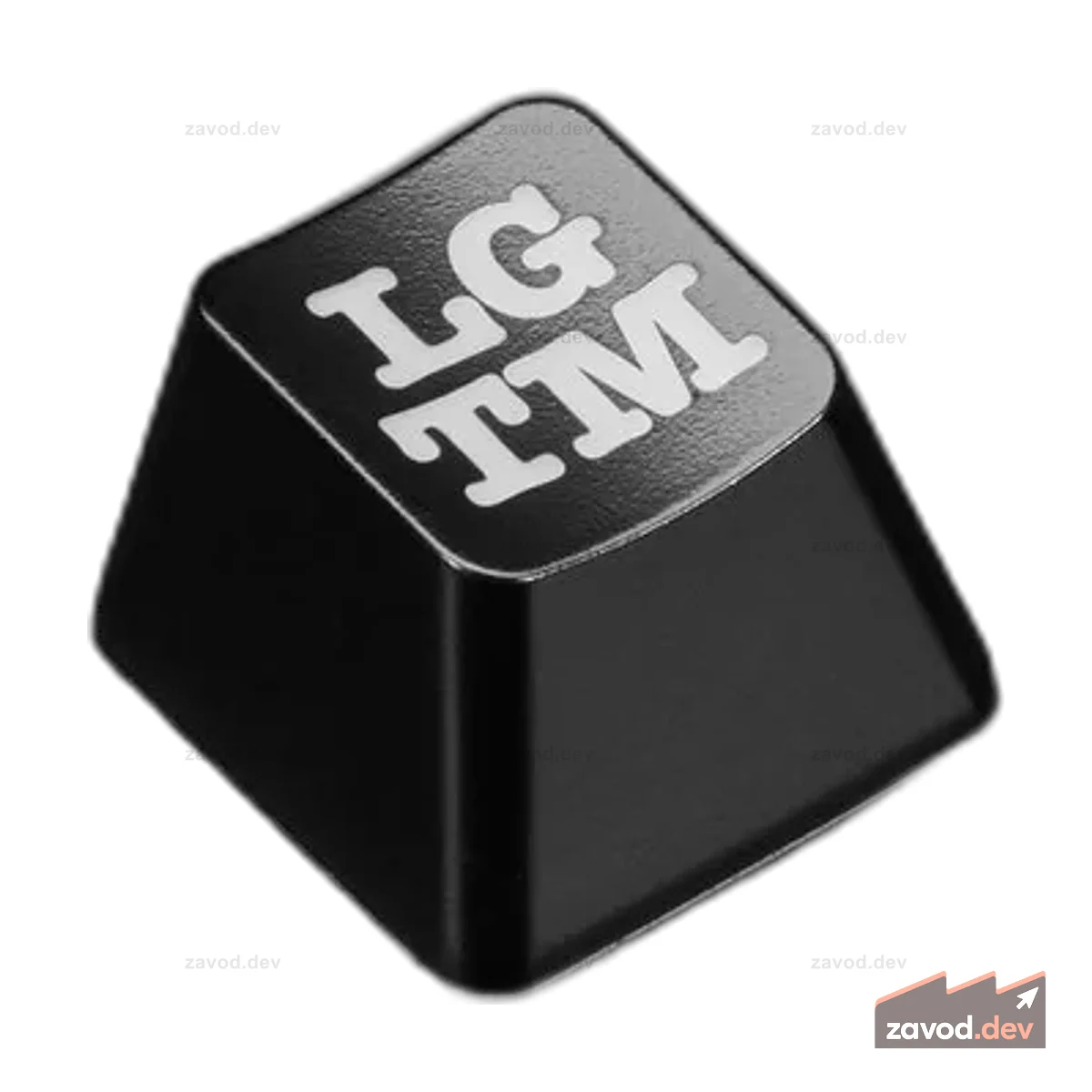 Светящаяся клавиатура с гравировкой и аббревиатурой LGTM (выглядит хорошо для меня) — переключатели, совместимые с MX