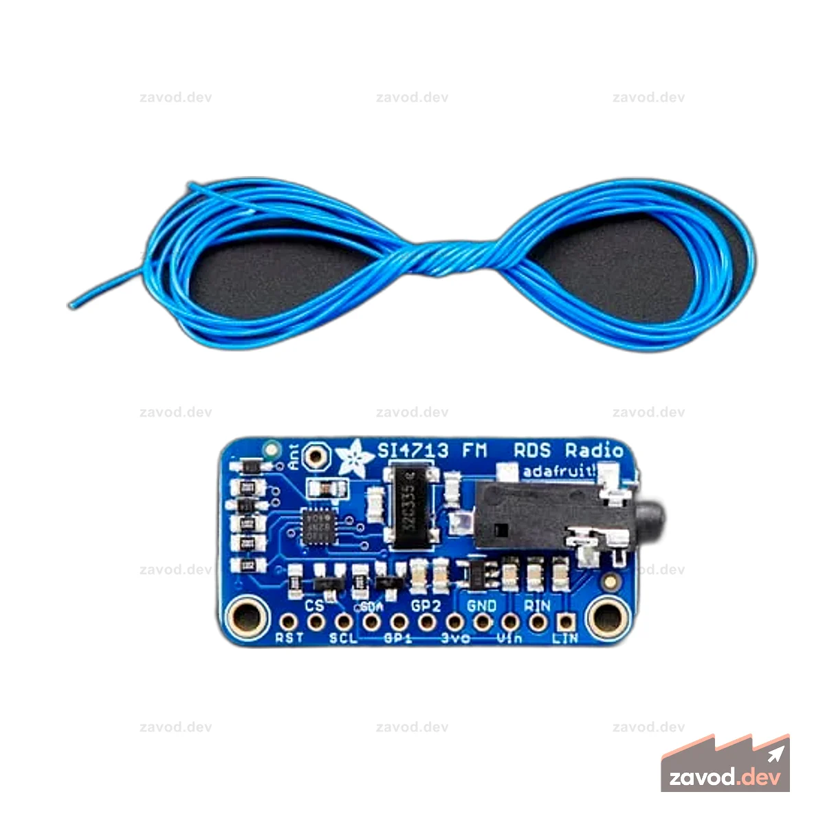 Стерео FM-передатчик Adafruit с разъемом RDS/RBDS — Si4713