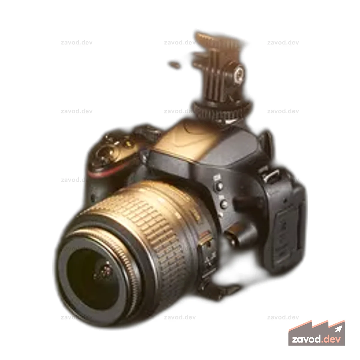 Светодиодный фонарь для фотосъемки с креплением на камеру — CIE Ra 95 — от 3200K до 5600K