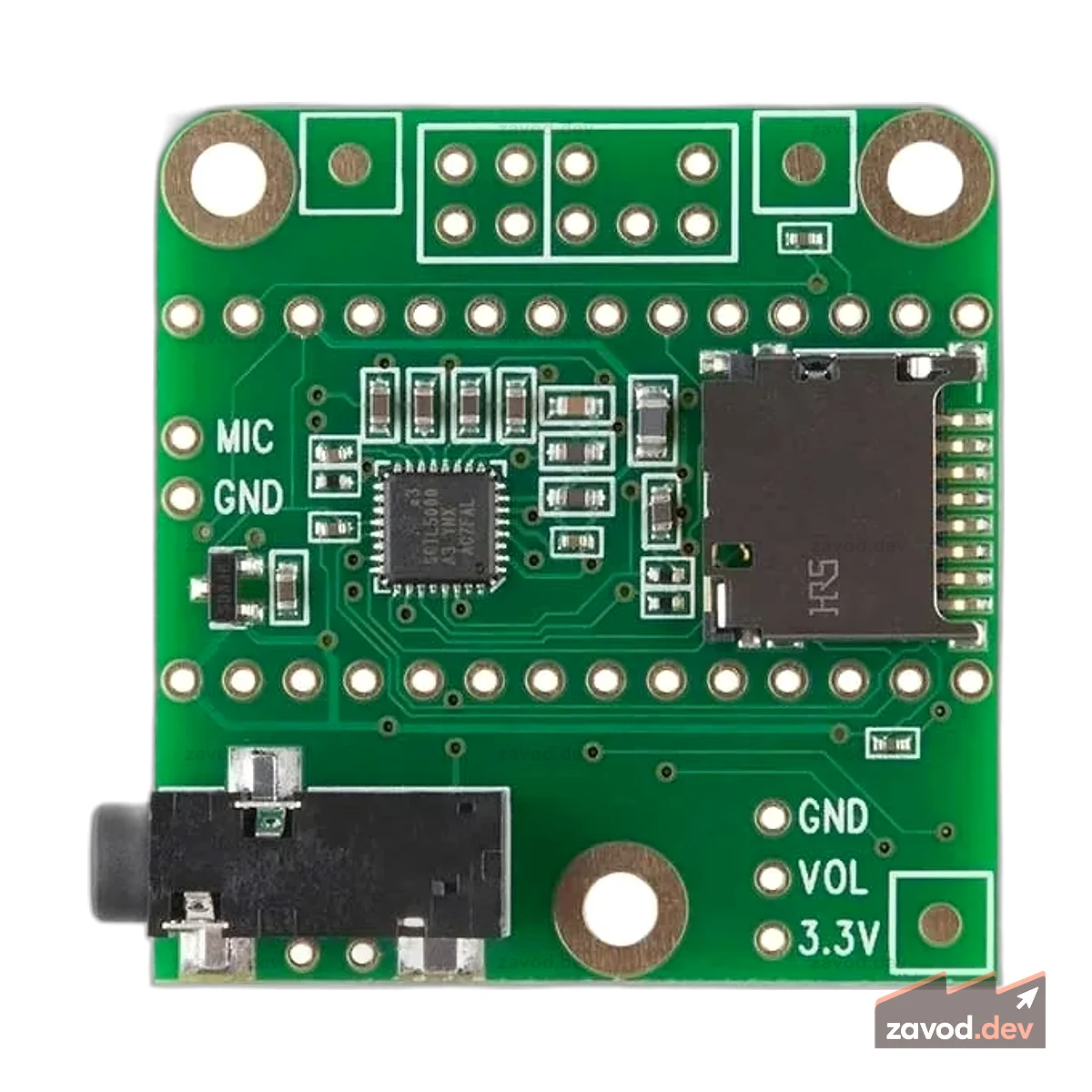 Плата аудиоадаптера Teensy для Teensy 3.0–3.6