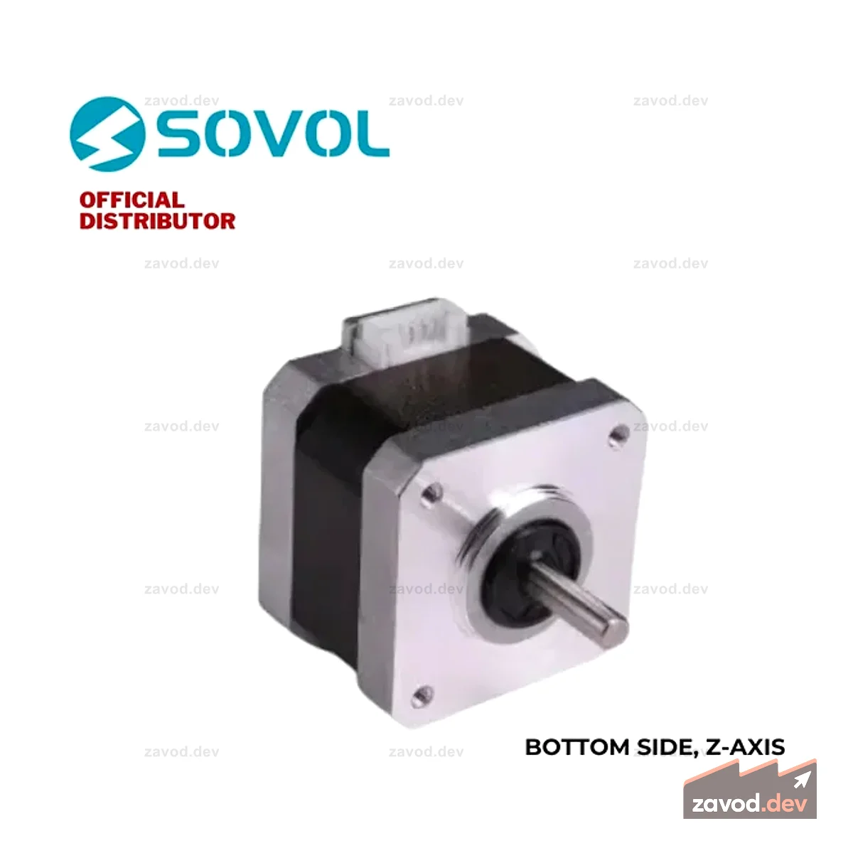 Комплект шагового двигателя Sovol 42-34 (нижняя сторона, ось Z) для 3D-принтера SV08
Ключевые характеристики