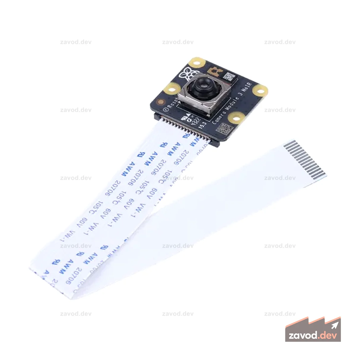 Модуль камеры Raspberry Pi 3 NoIR — Sony IMX708, 4608 × 2592 пикселей, автофокус