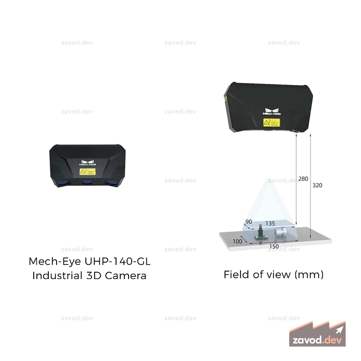 Промышленная 3D-камера Mech-Eye UHP-140-GL