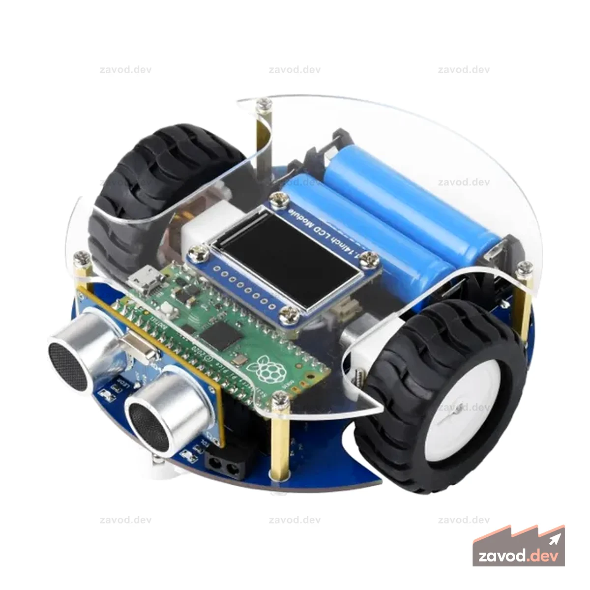Мобильный робот PicoGo на базе Raspberry Pi Pico, беспилотный, с дистанционным управлением