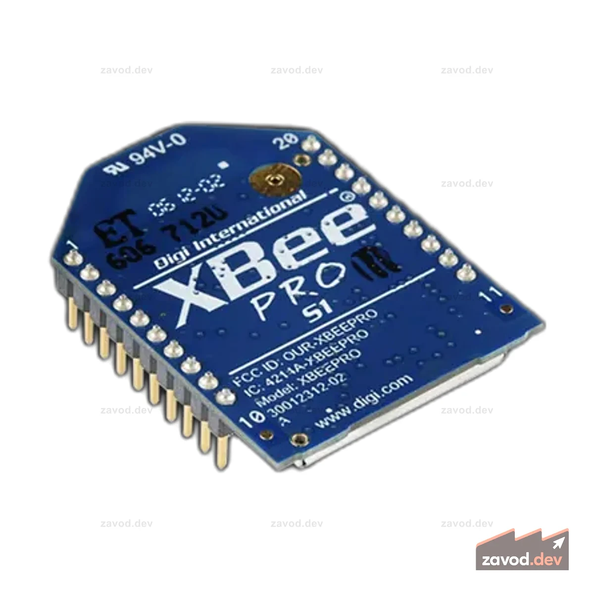Антенна XBee Pro 60 мВт для печатной платы — серия 1