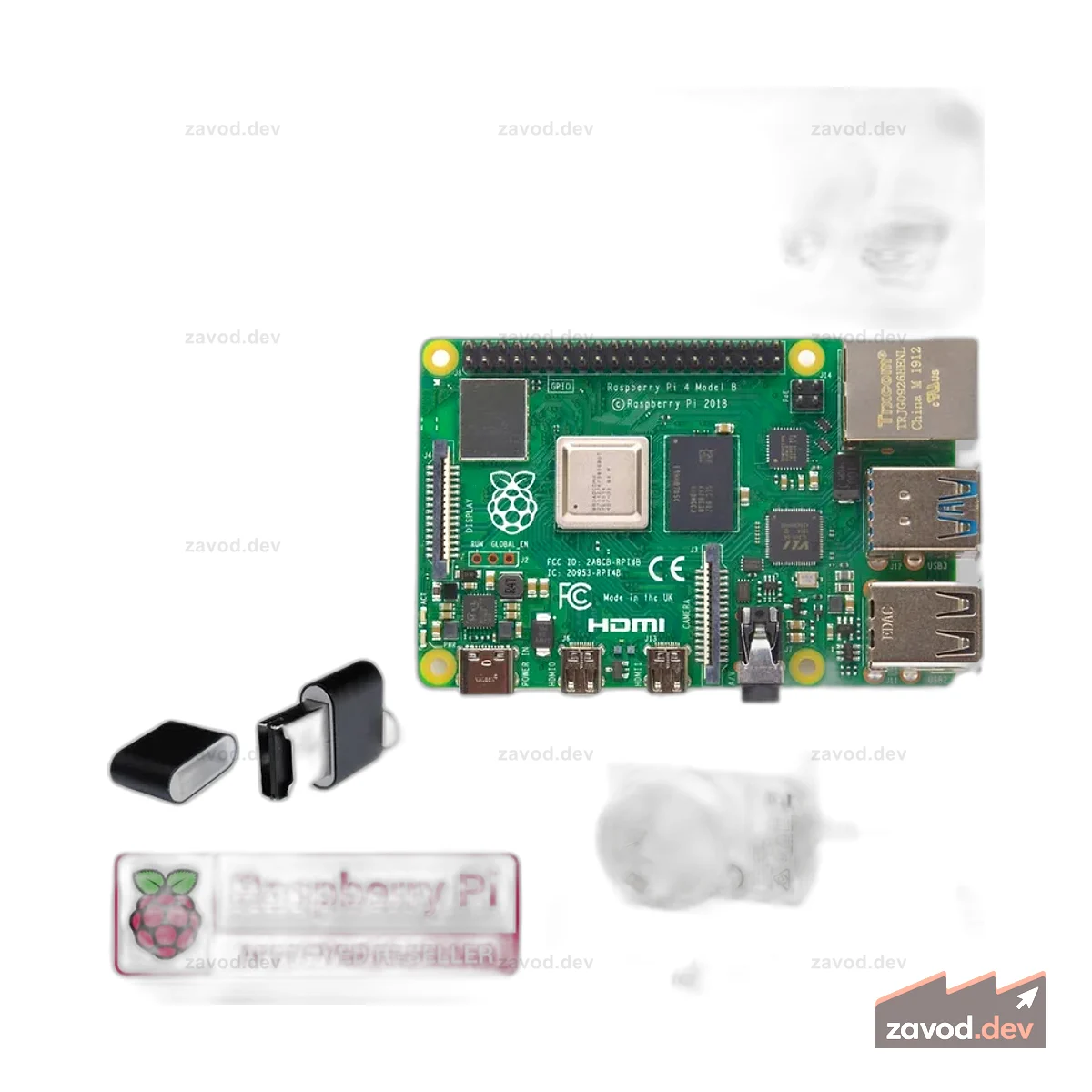 Базовый комплект Little Bird Raspberry Pi 4 (2 ГБ)