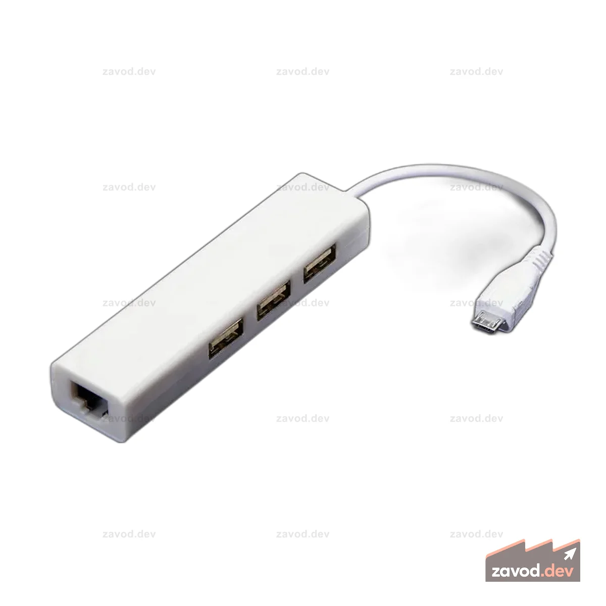 Ethernet-концентратор и USB-концентратор с разъемом Micro USB OTG