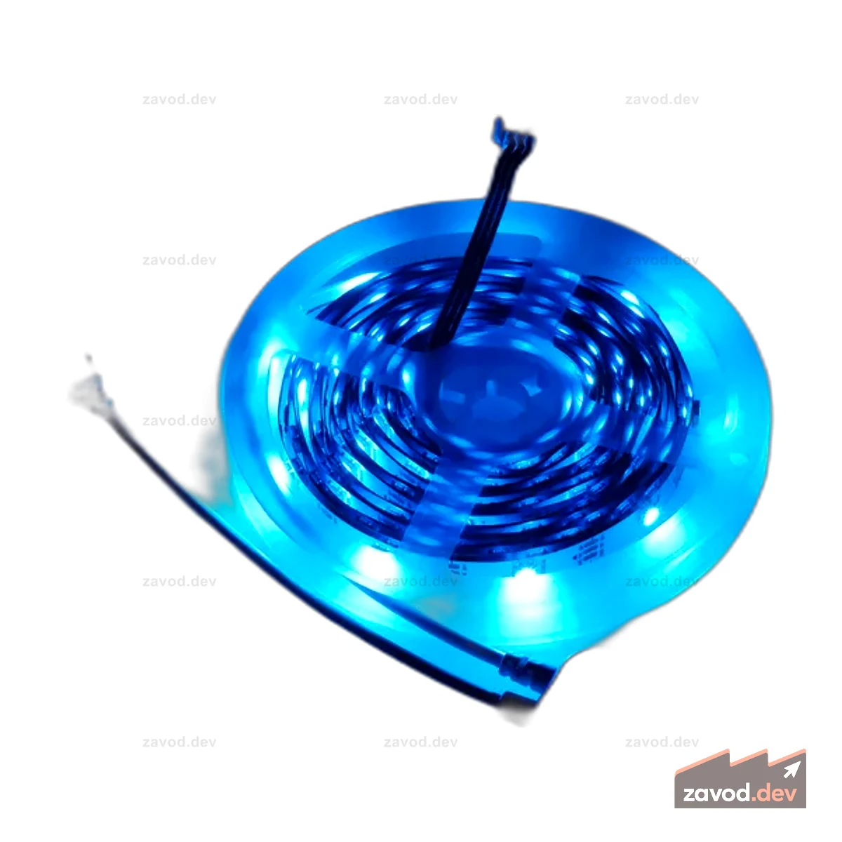 Светодиодная лента RGB WS2812 (5 м) с пультом дистанционного управления — инфракрасный порт и управление по Bluetooth
