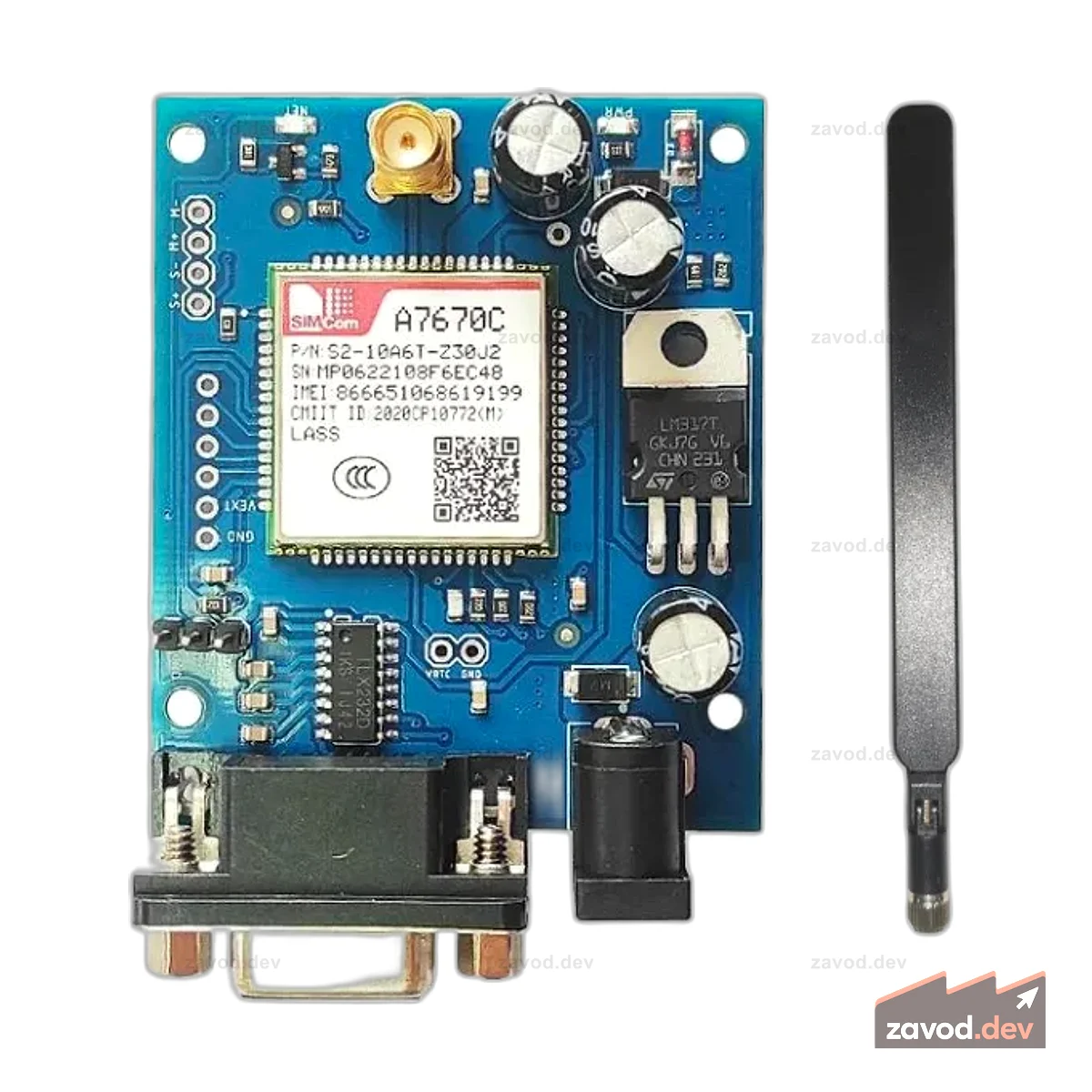 SIM7670C 4G LM137 с антенной (GSM 4G складной) - ADIY