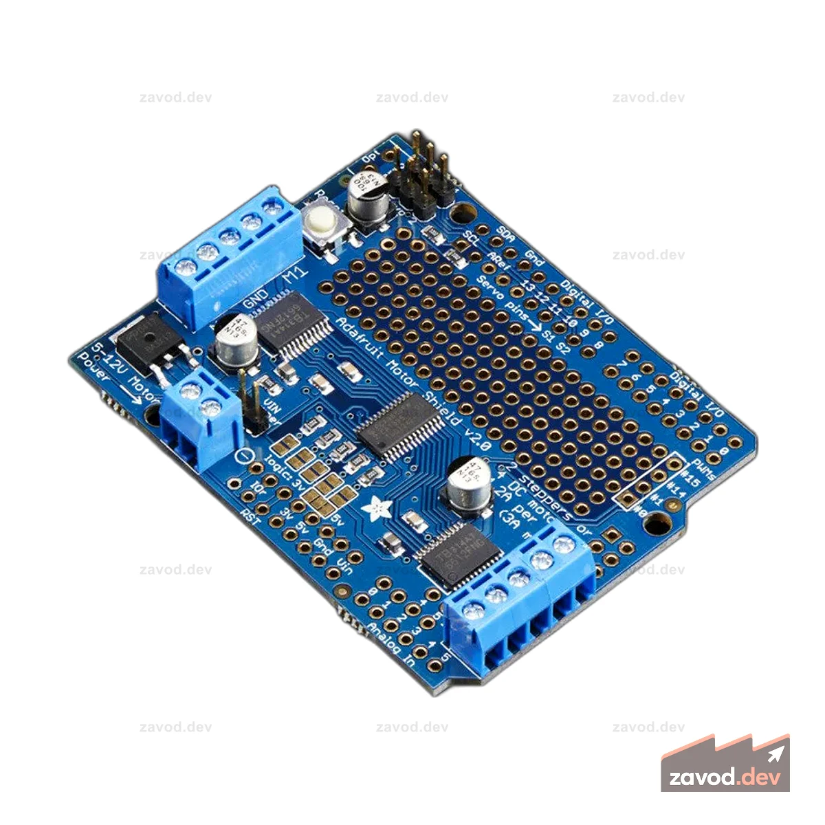 Мотор/шаговый двигатель/сервоэкран Adafruit для комплекта Arduino v2 — v2.3