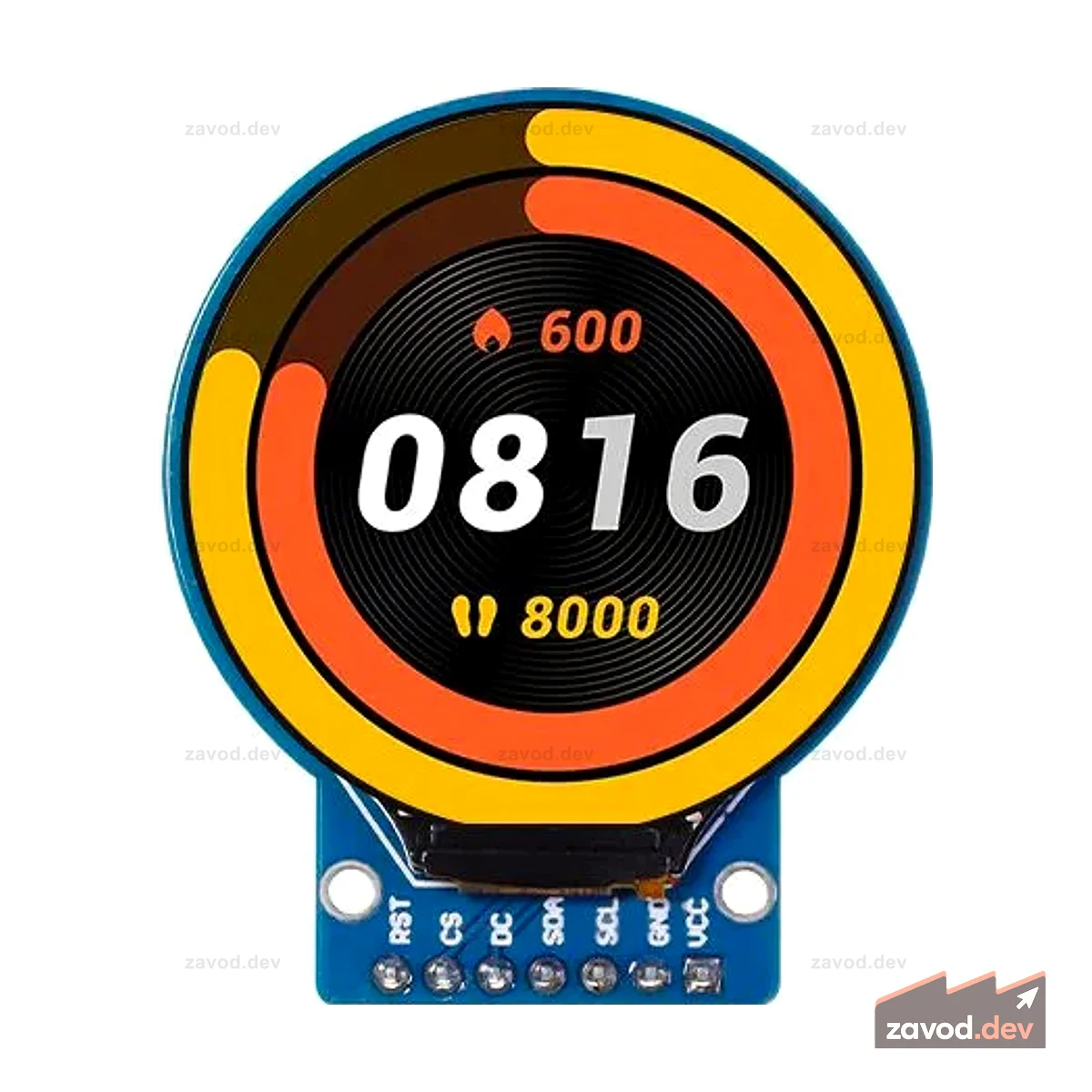 1,28-дюймовый круглый ЖК-модуль GC9A01 ЖК-дисплей 240x240