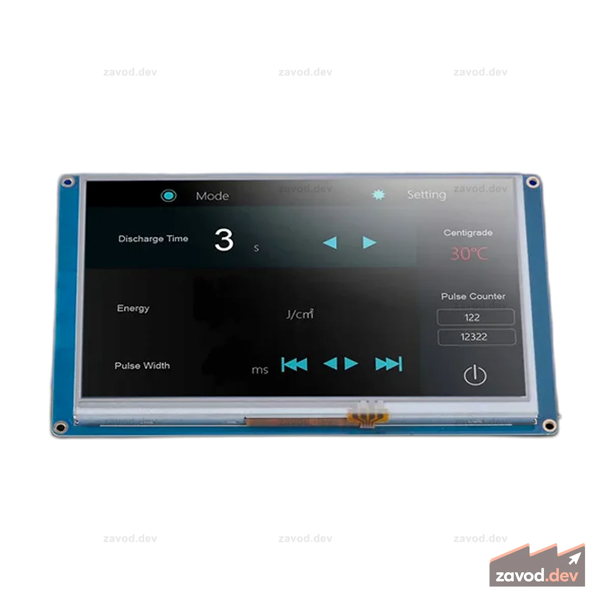 Itead Studio Nextion NX8048T070 — универсальный сенсорный TFT ЖК-дисплей HMI с диагональю 7,0 дюйма
