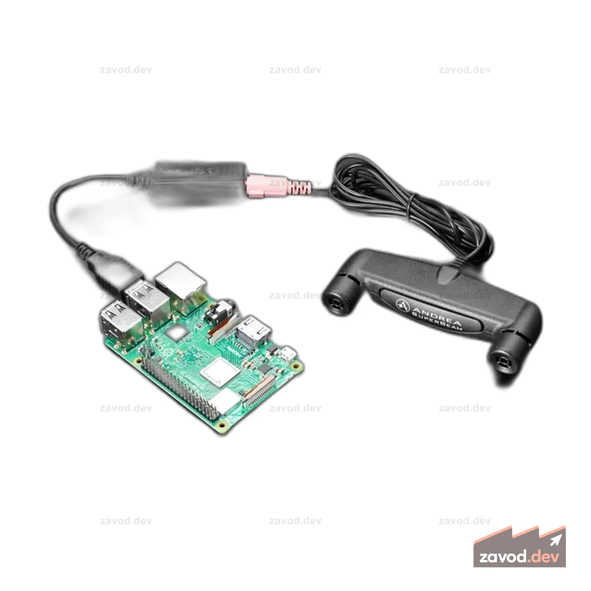 Комплект микрофонов PureAudio для Raspberry Pi 3