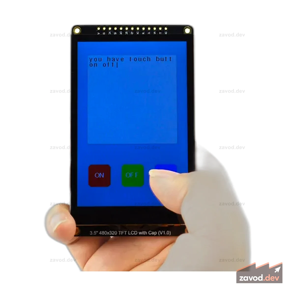 Fermion: 3,5-дюймовый емкостный ЖК-экран TFT 480x320 со слотом для карты MicroSD (разъемный)