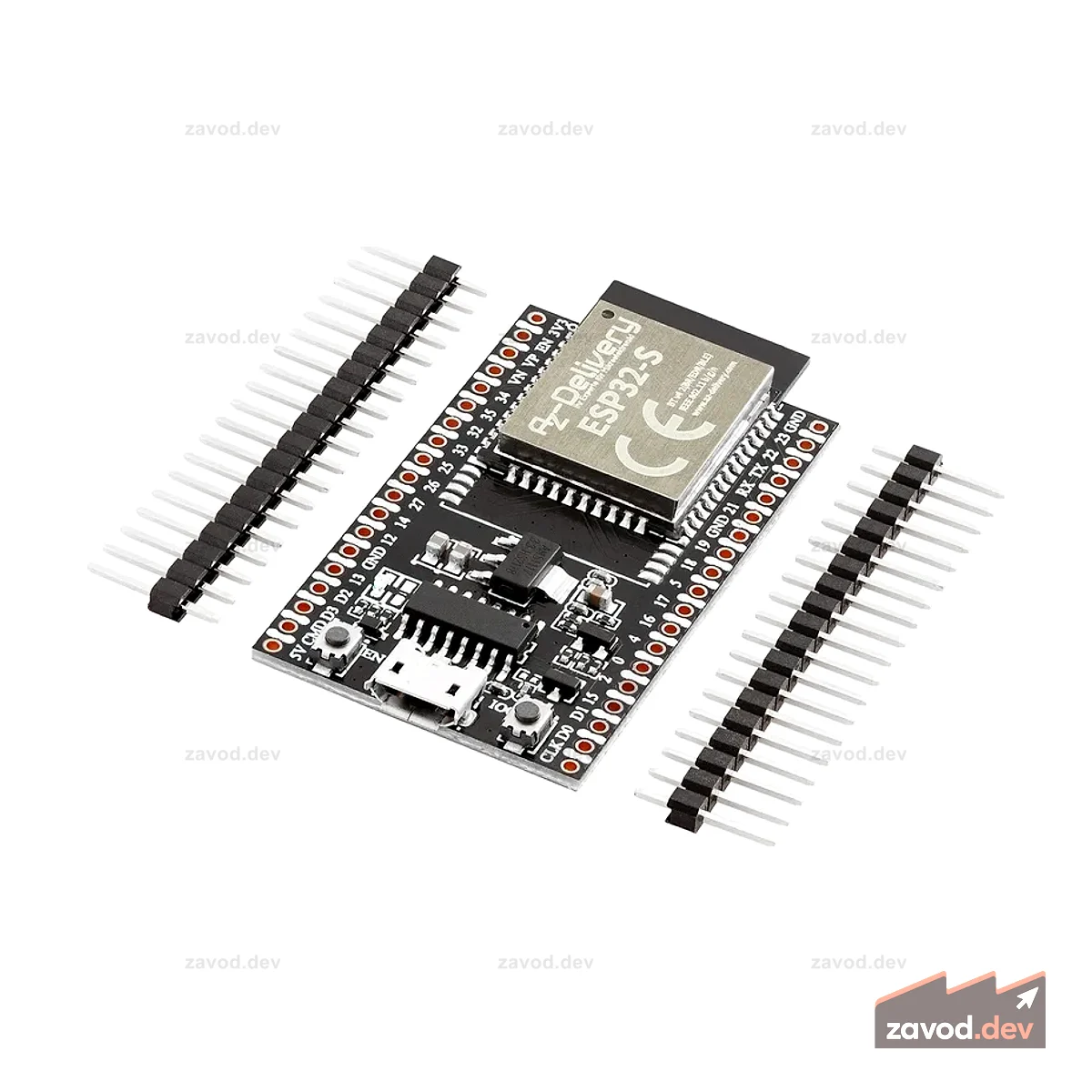 ESP32S Dev Kit C V4 Плата разработки NodeMCU WLAN, совместимая с Arduino (Nachfolger Modul von ESP32S Dev Kit C)