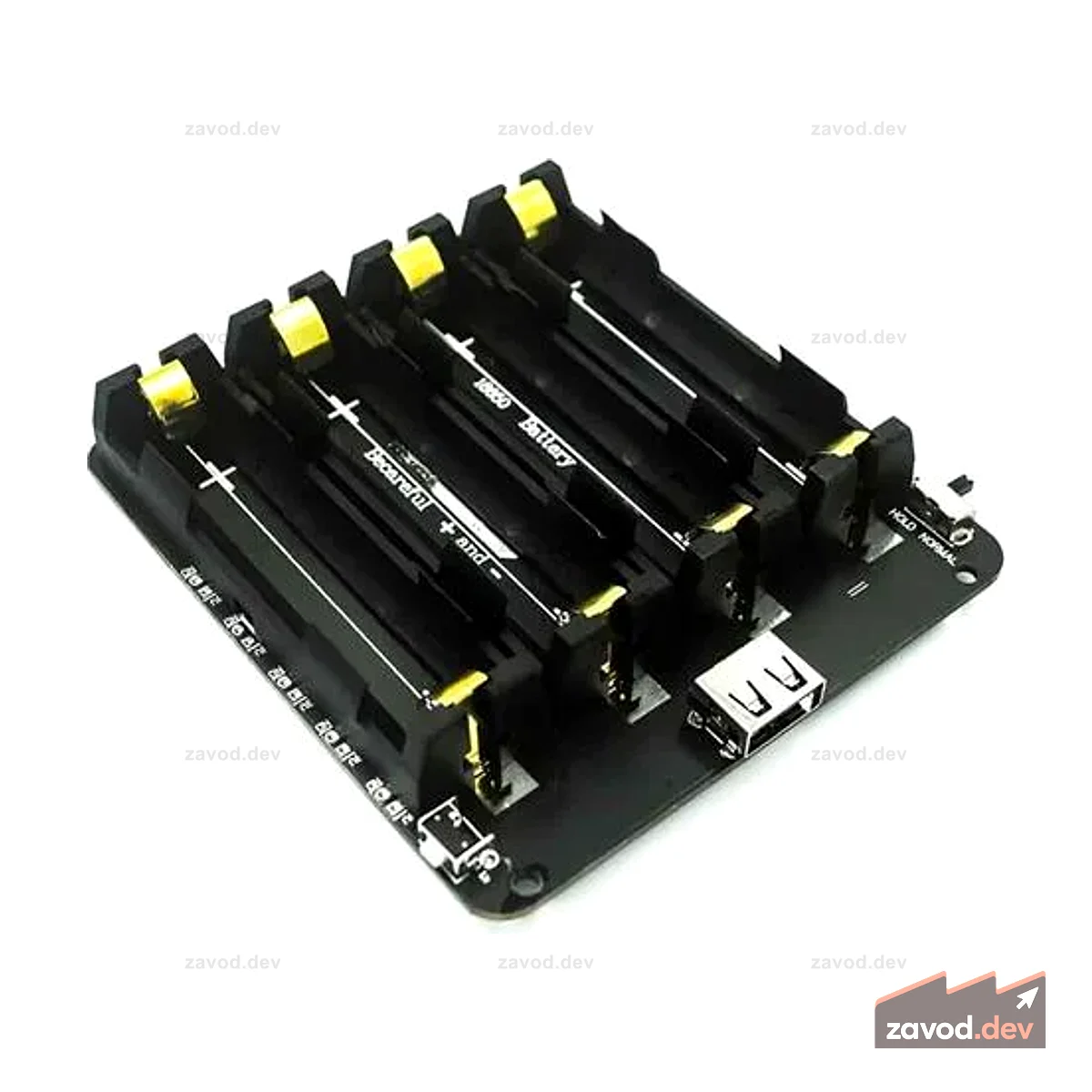 HKD 4X18650 USB BATT HOLDER/CHRG