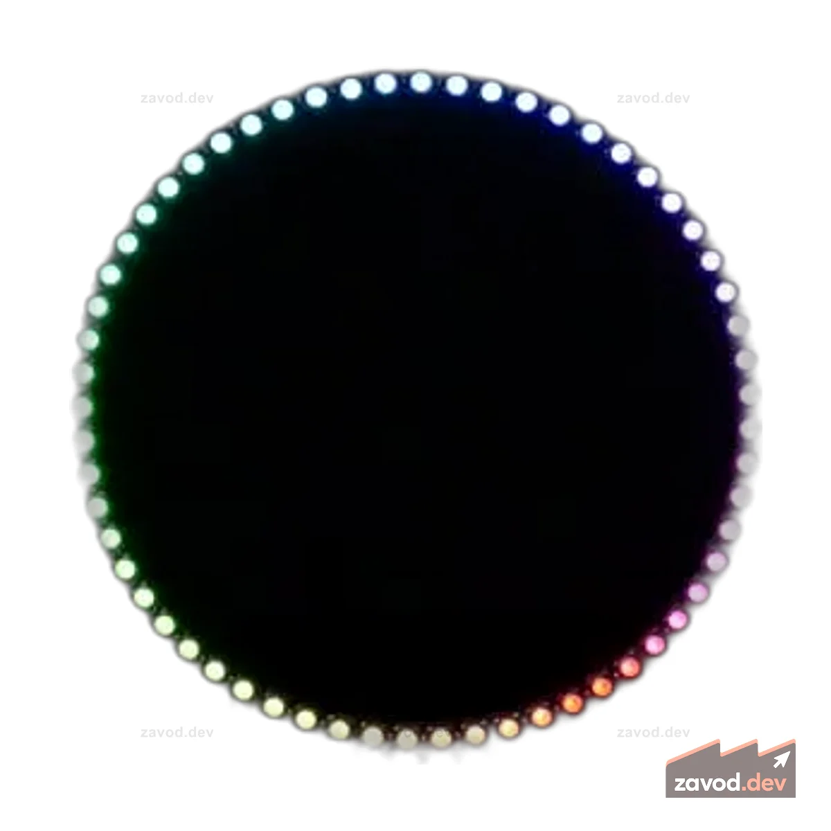 NeoPixel 1/4 60 Ring — светодиод 5050 RGBW со встроенными драйверами