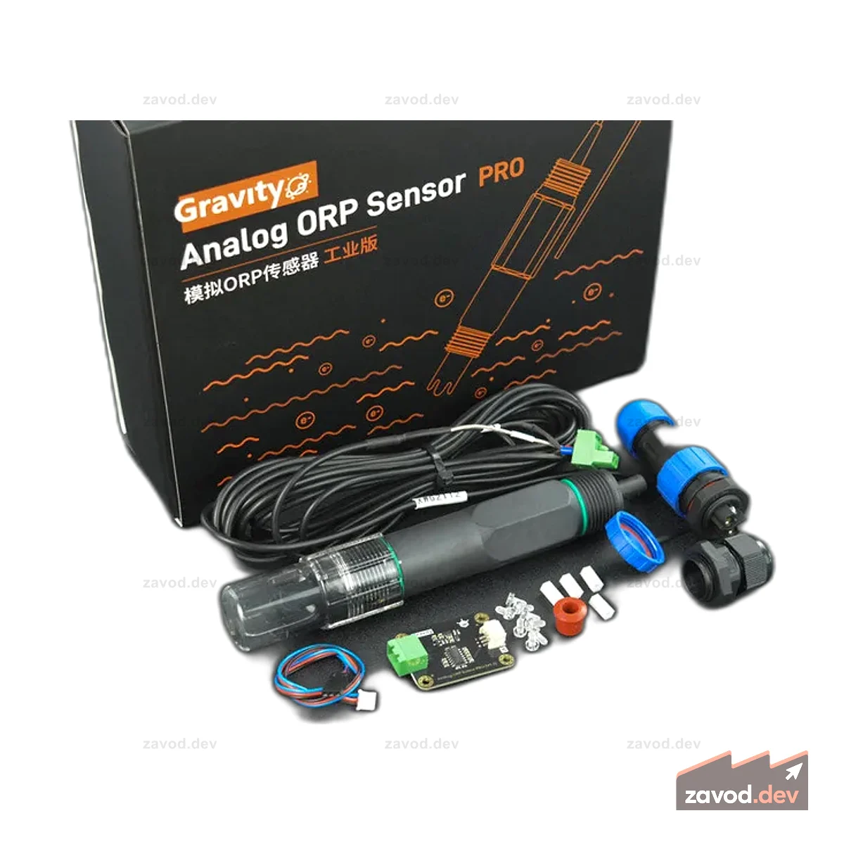 Gravity: Аналоговый промышленный датчик ОВП Pro для Arduino