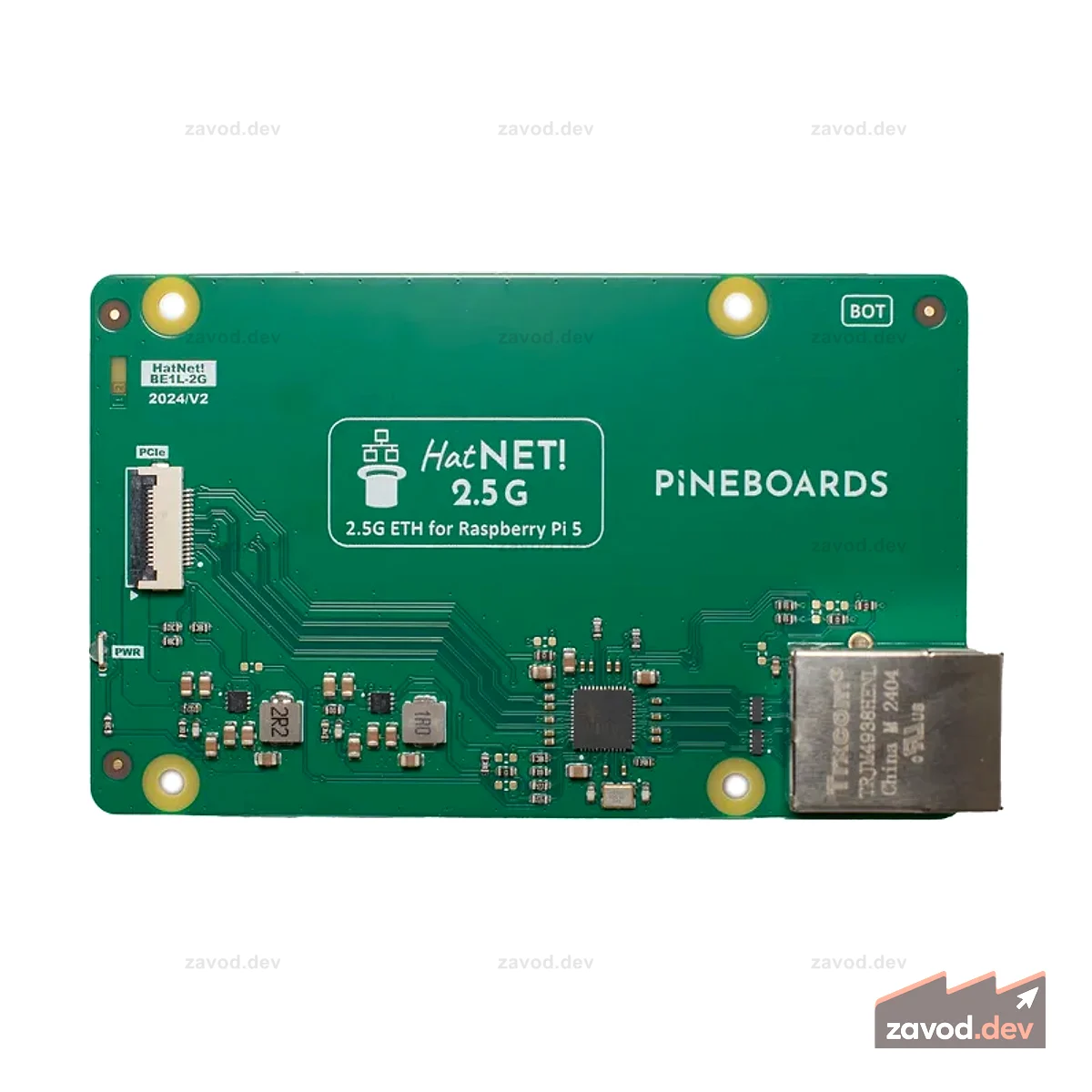 Сосновые доски HatNET! 2,5G (2,5G Ethernet для Raspberry Pi 5)