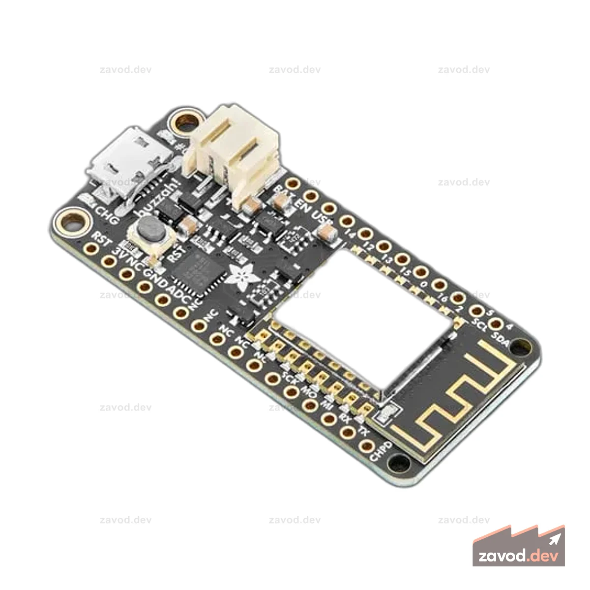 Adafruit Feather HUZZAH с ESP8266 — свободные заголовки