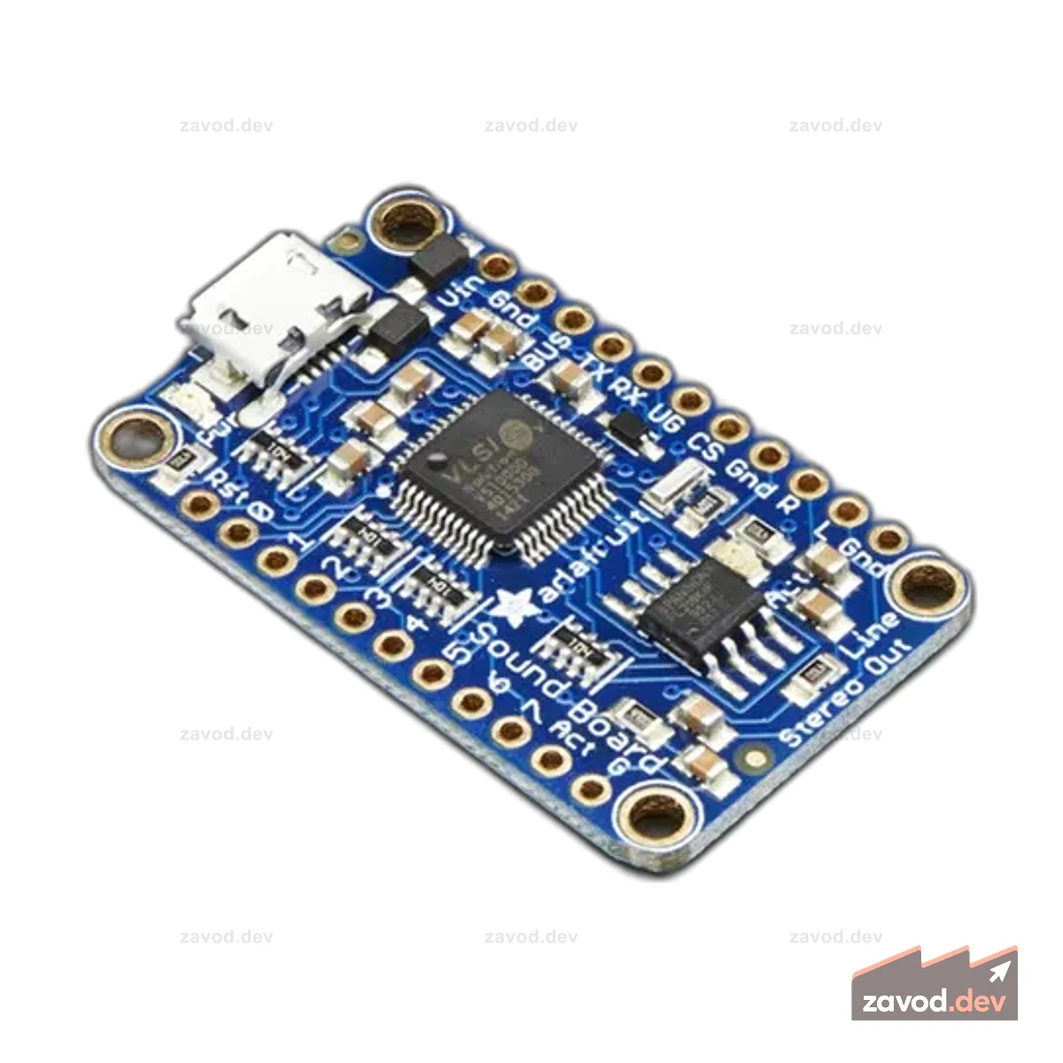 Мини-звуковая плата Adafruit Audio FX — триггер WAV/OGG — 2 МБ