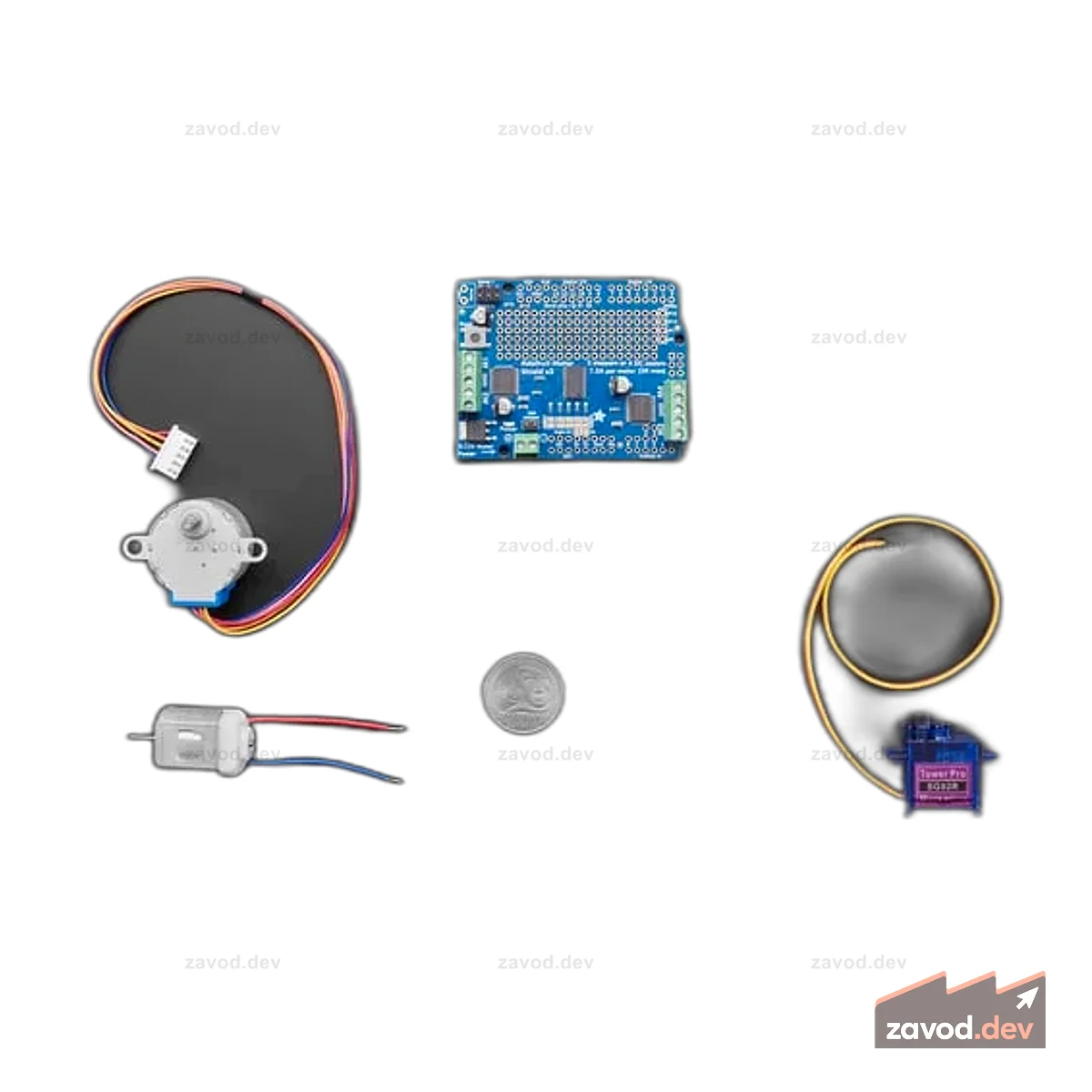 Дополнительный пакет Motor party для Arduino