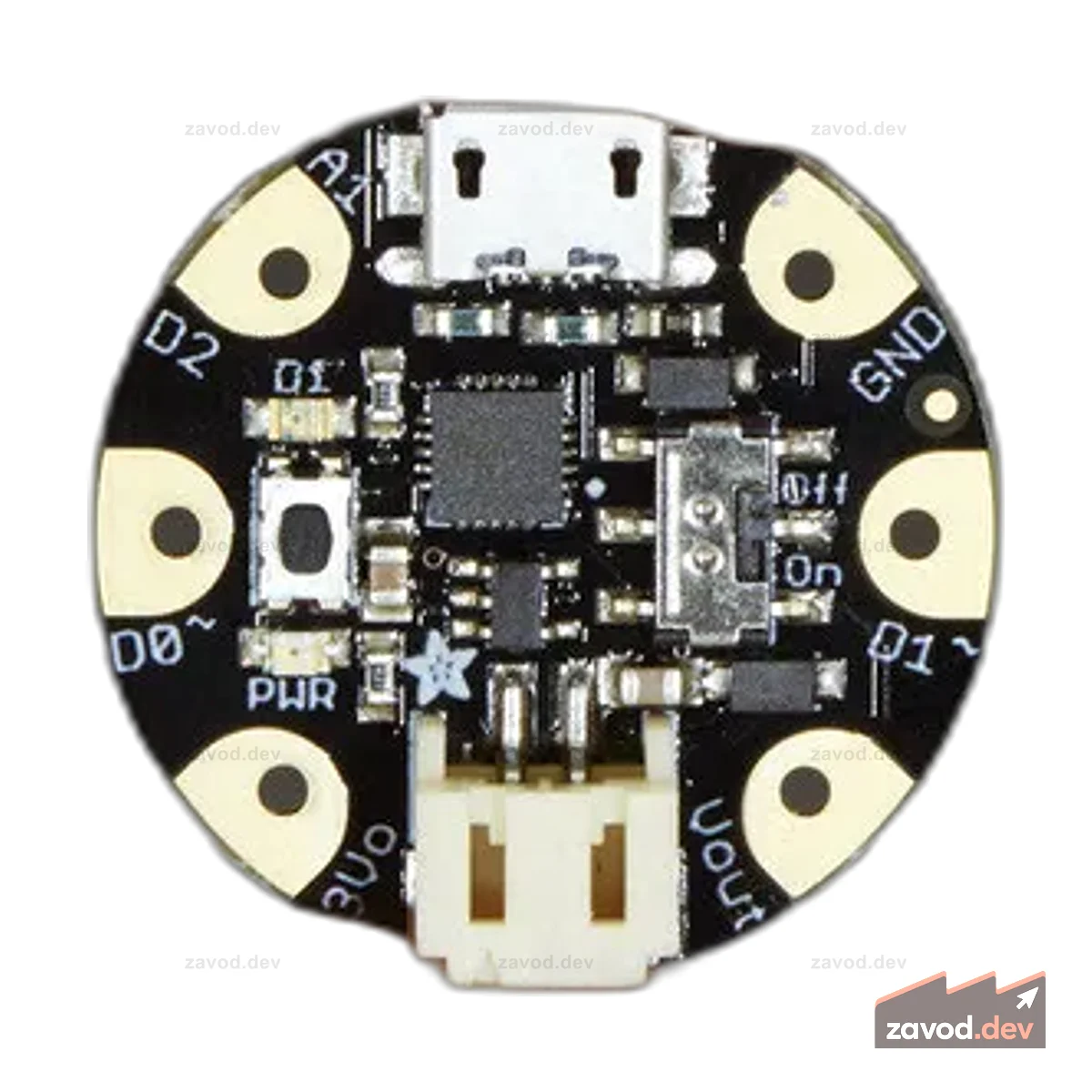 Adafruit Gemma - Миниатюрная носимая электронная платформа