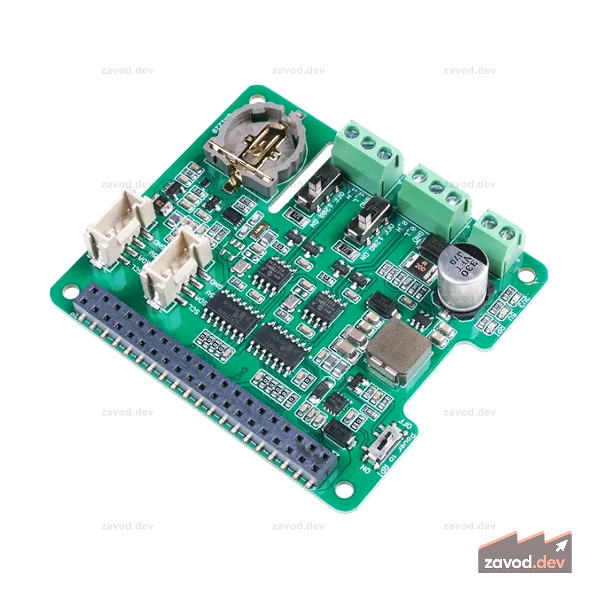 2-канальный CAN-BUS(FD) Шилд для Raspberry Pi (MCP2518FD)