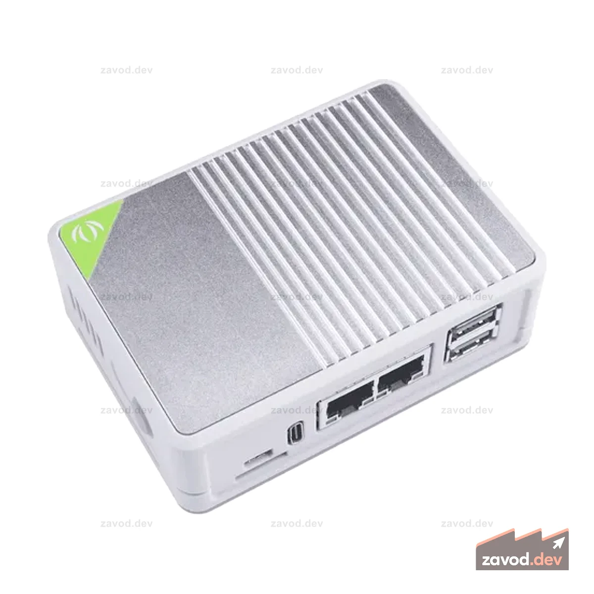 Алюминиевый сплав с ЧПУ, чехол с пассивным охлаждением для Raspberry Pi CM4, несущая плата Dual Gigabit Ethernet