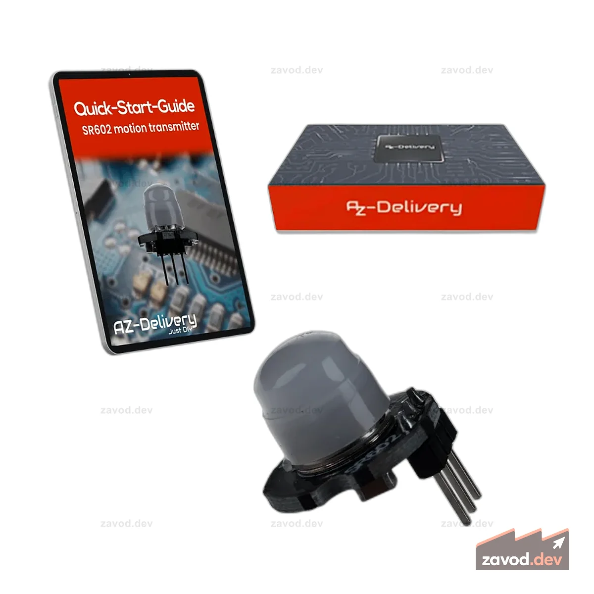 SR602 Mini PIR Bewegungssensor 3,3–15V – Модуль инфракрасного ИК-датчика для Arduino, 100° Erfassung, 5m Reichweite, Mini Bewegungssensor for Raspberry Pi, альтернатива HC-SR501