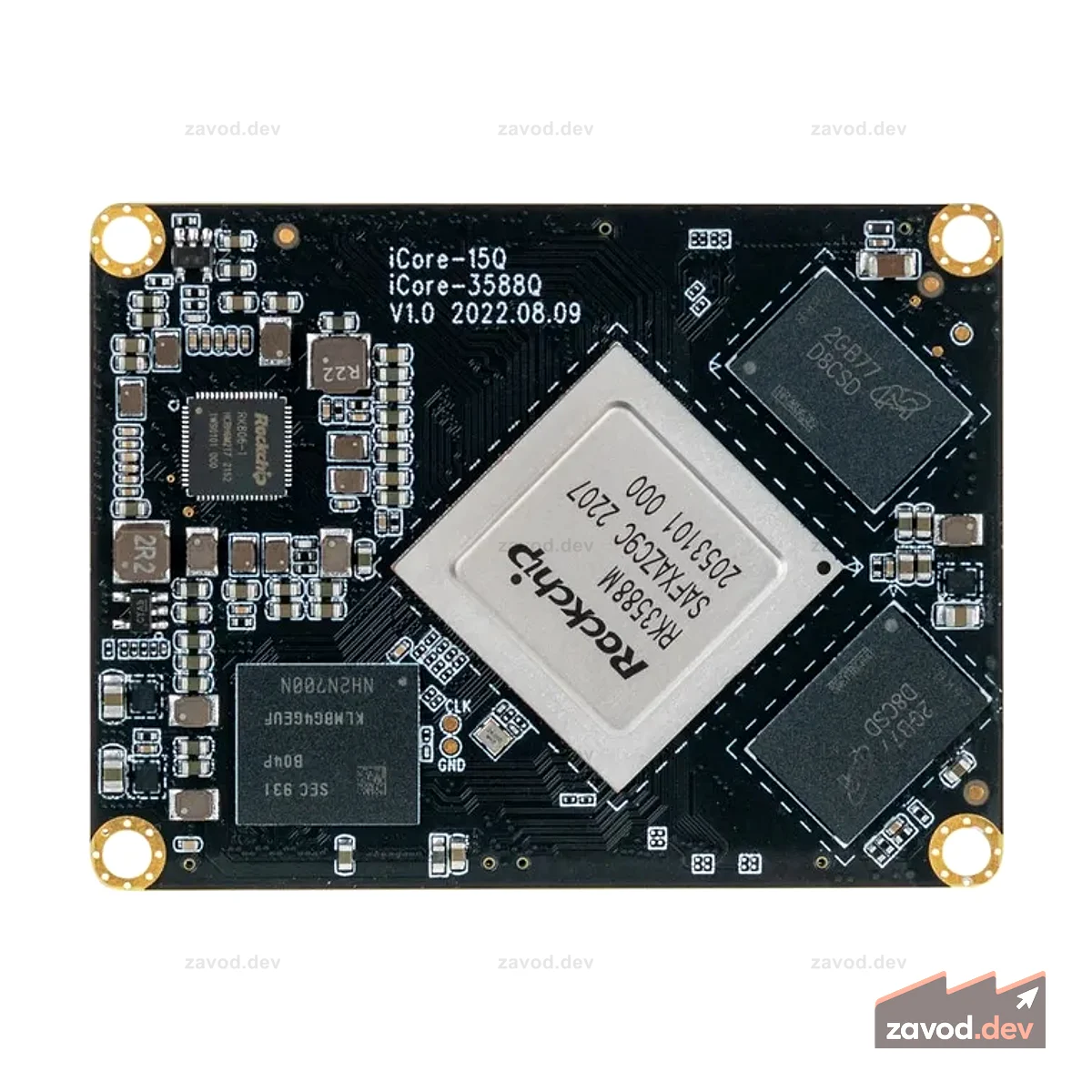 iCore-3588MQ Система искусственного интеллекта автомобильного класса на модуле