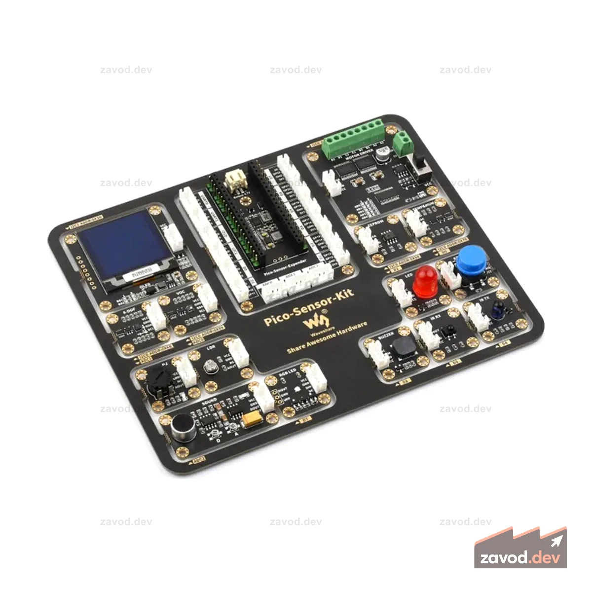 Плата сенсорного комплекта начального уровня Raspberry Pi Pico