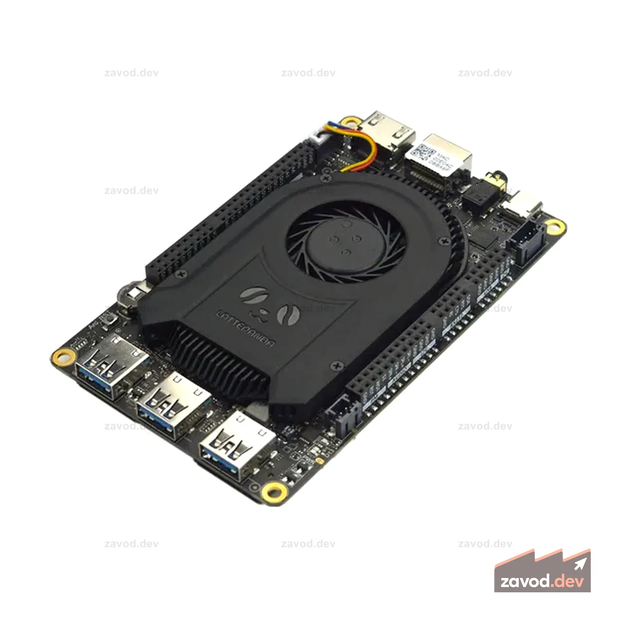 DFRobot LattePanda 3 Delta 864 Одноплатный компьютер под управлением Windows/Linux, 8 ГБ/64 ГБ eMMC с кодом активации (Windows 10 IoT Enterprise)