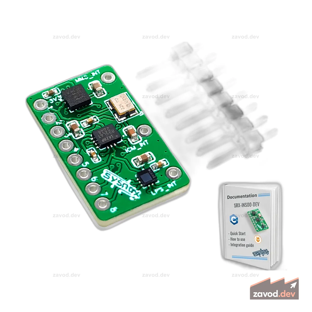 10Dof Imu Акселерометр Гироскоп Магнитометр Барометр icm42688 mmc5983ma lps22hb Ahrs SPI Коммутационная плата для Arduino