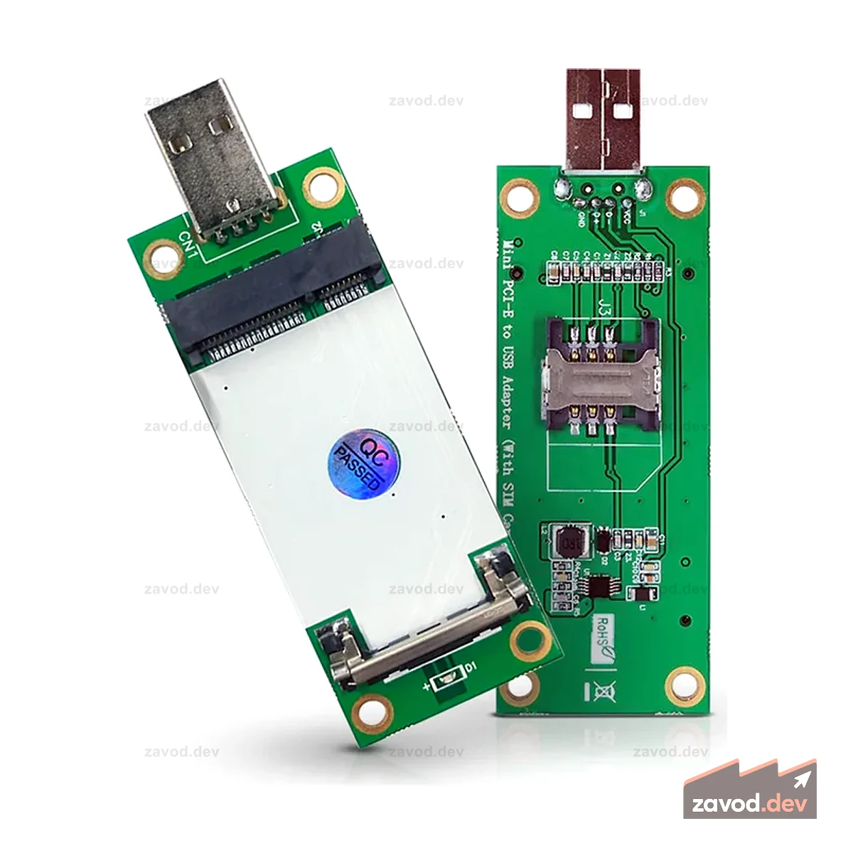 mPCIe к USB-плате