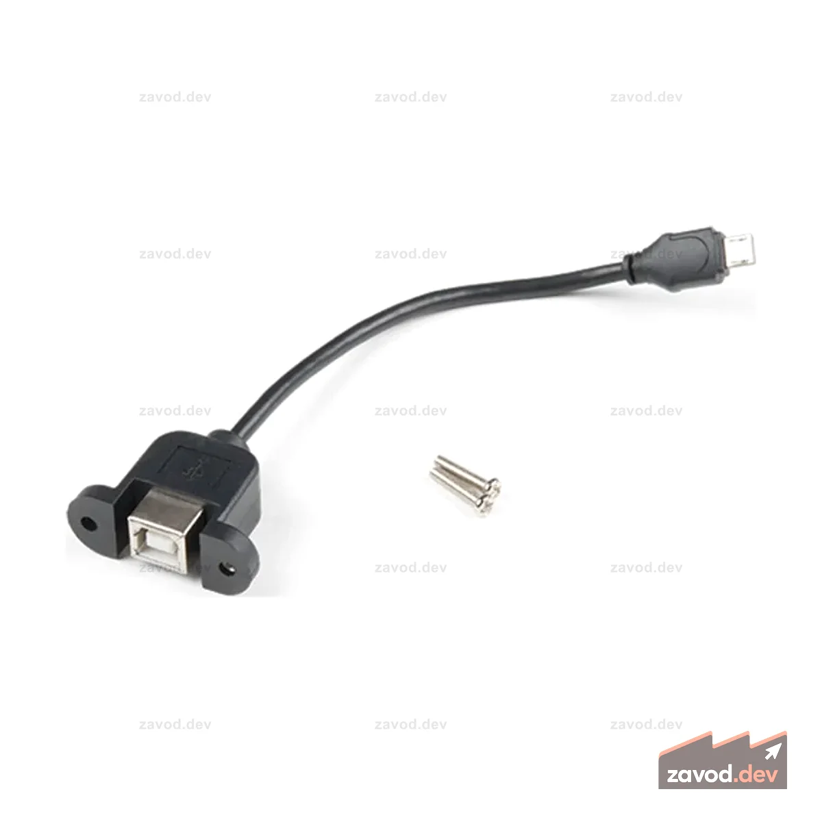 Кабель USB-B к Micro-B для крепления на панели — 6