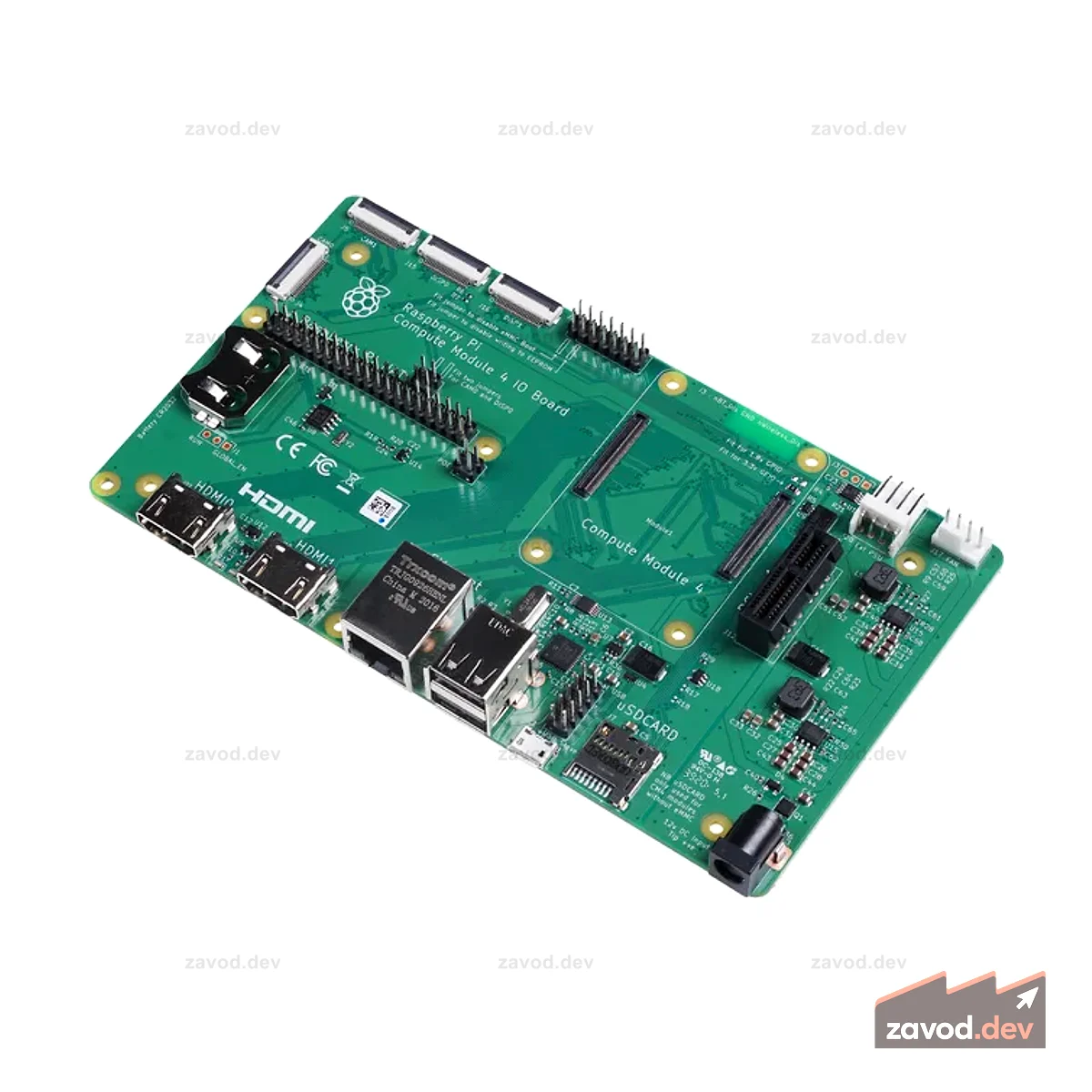 Плата ввода-вывода вычислительного модуля Raspberry Pi 4