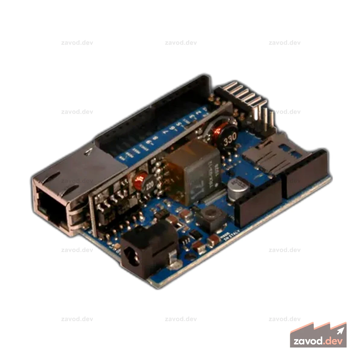 Arduino Ethernet с модулем PoE