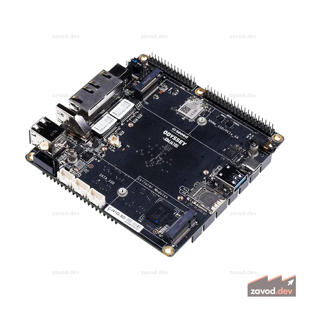 ODYSSEY - X86J4105800 Самый расширяемый мини-ПК Win10 (Linux и Arduino Core) с 8 ГБ ОЗУ (TELEC)